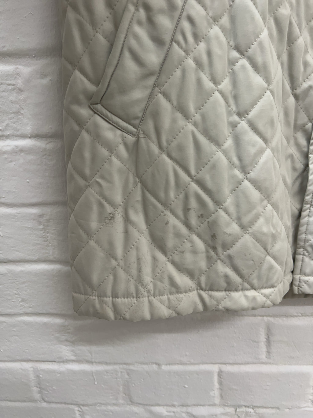 Vintage Burberry Steppjacke offwhite (XL)