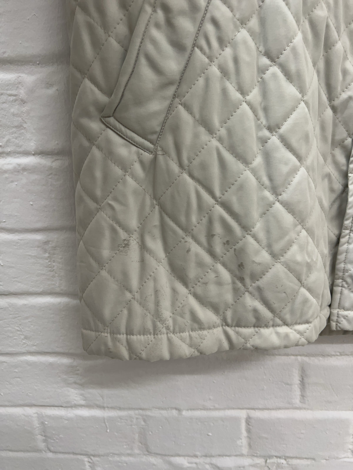 Vintage Burberry Steppjacke offwhite (XL)