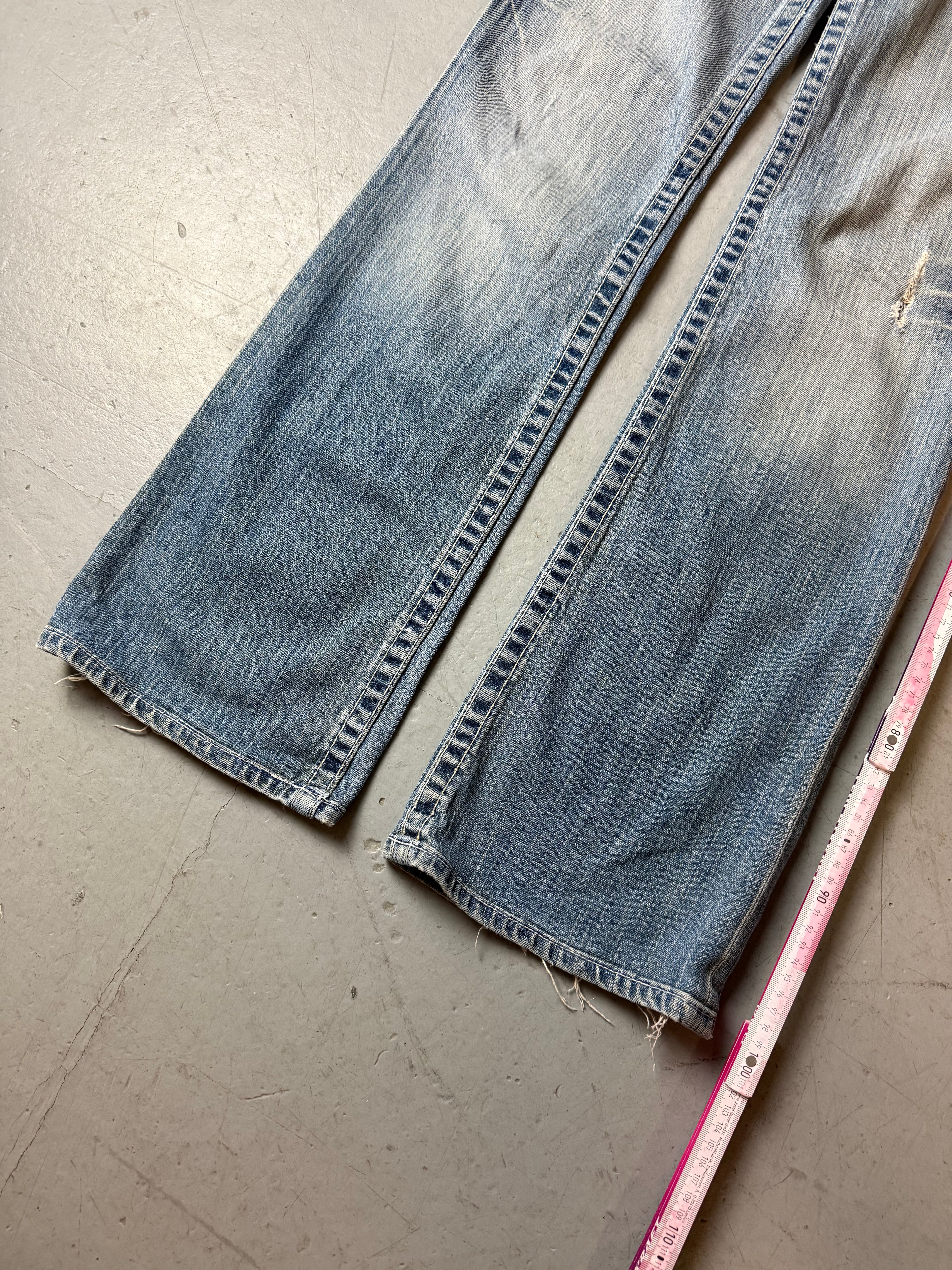 Vintage Big Star Casey Low Waist Bootcut Jeans für Damen. Y2K 2000s Fashion