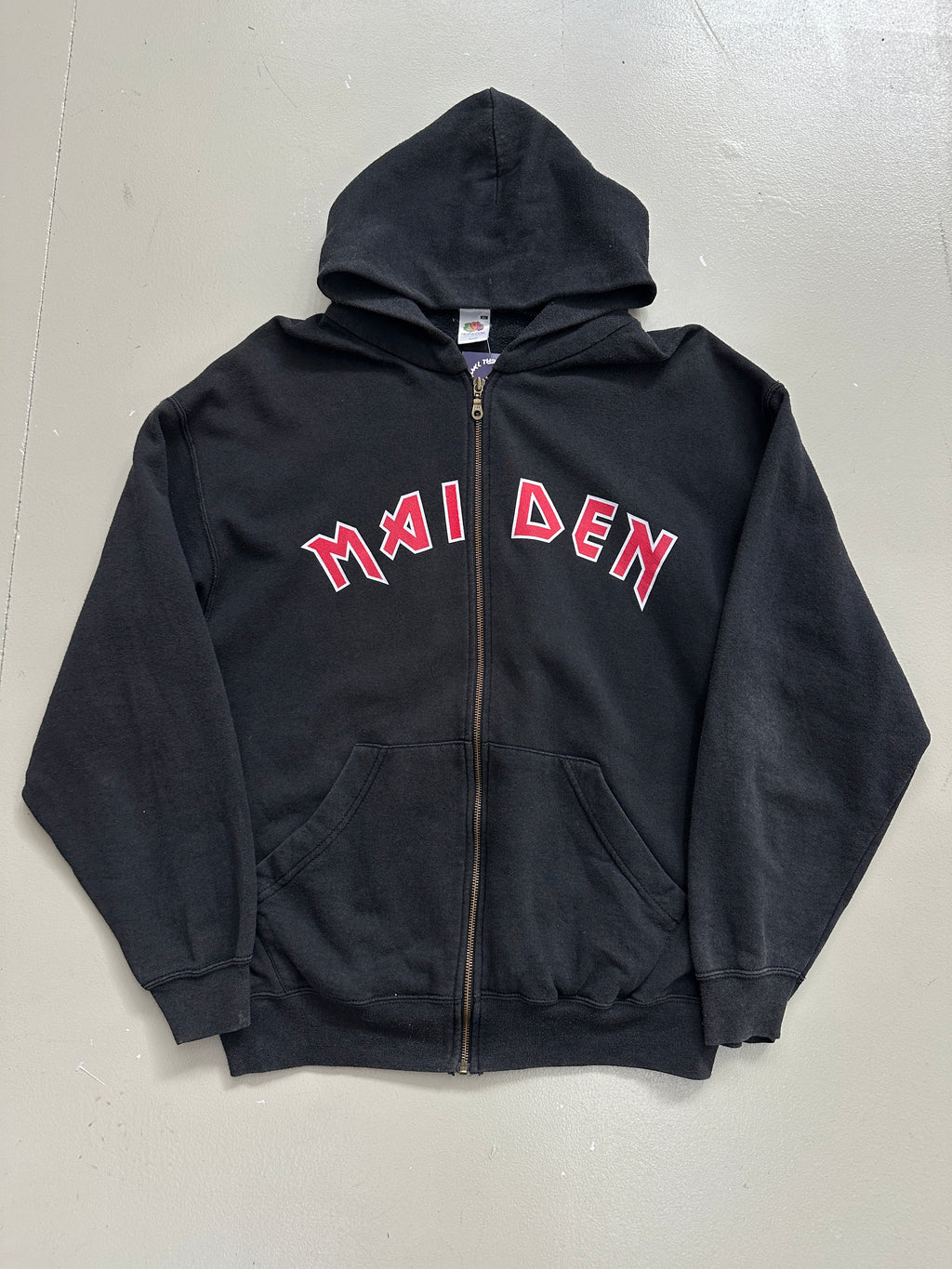 Vintage Iron Maiden Killers Merch Zipper XL