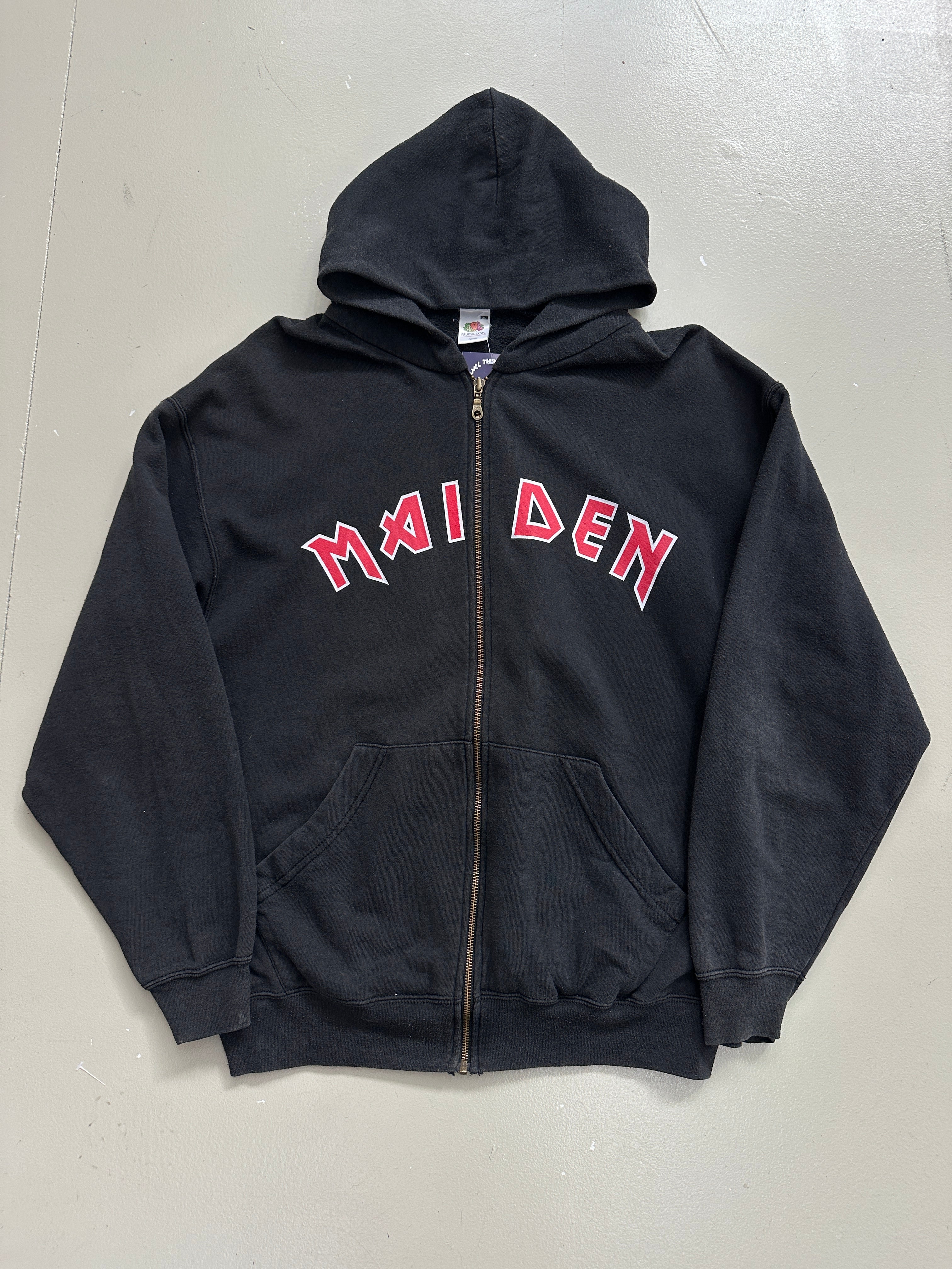 Vintage Iron Maiden Killers Merch Zipper XL