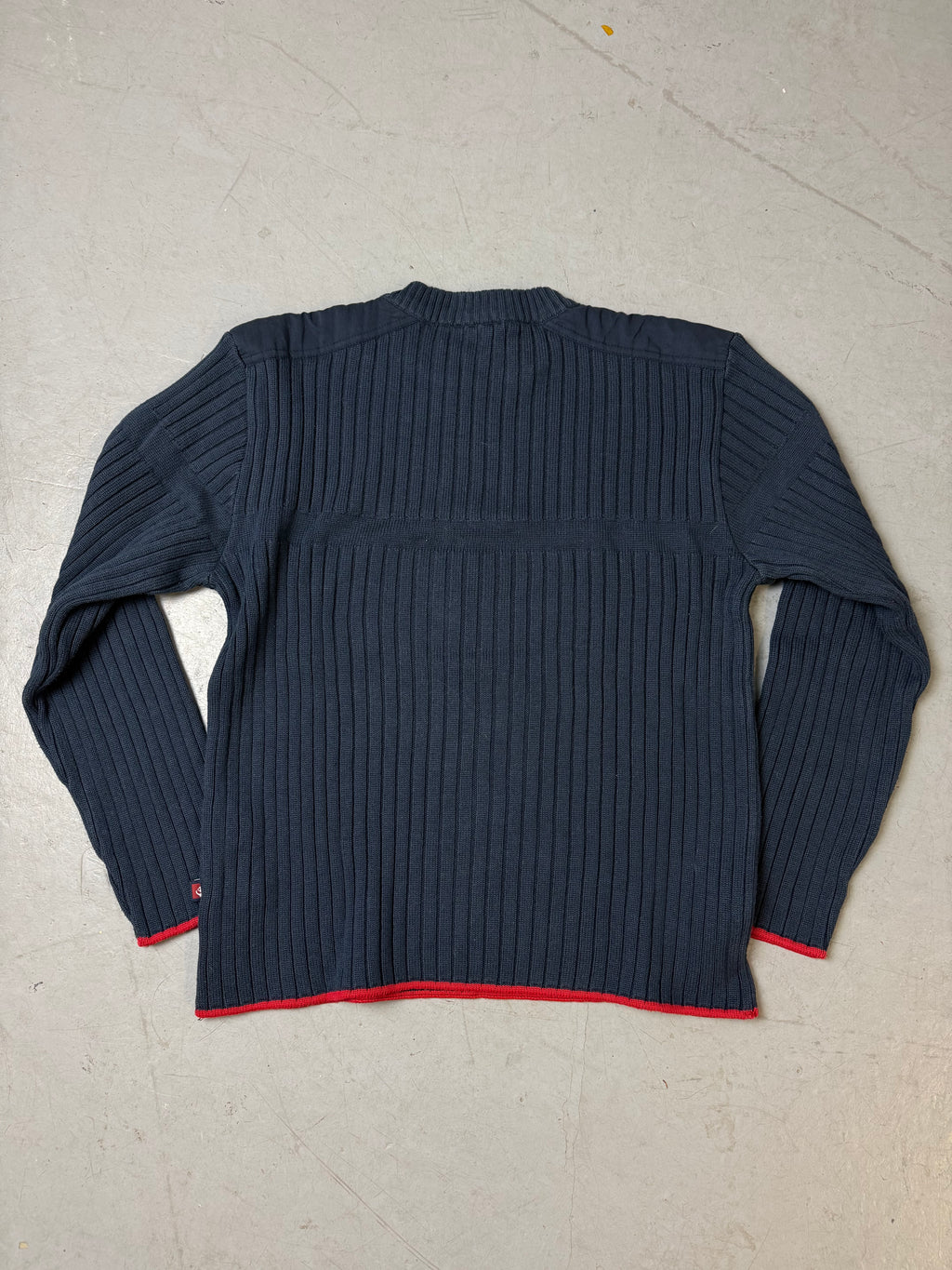 Vintage Quiksilver Dark Blue Knit Sweater M
