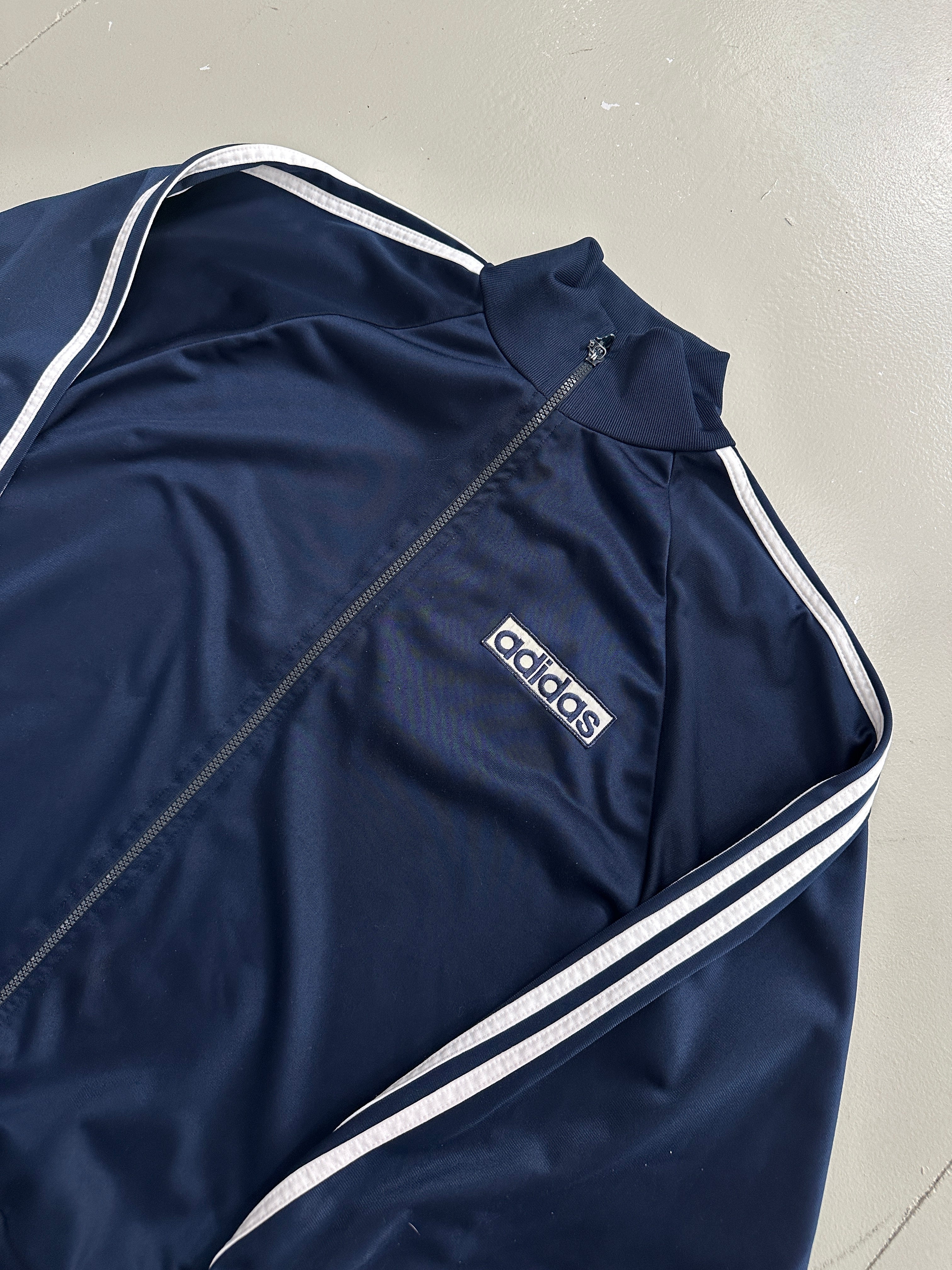 Vintage Adidas Dark Blue Track Jacket XL