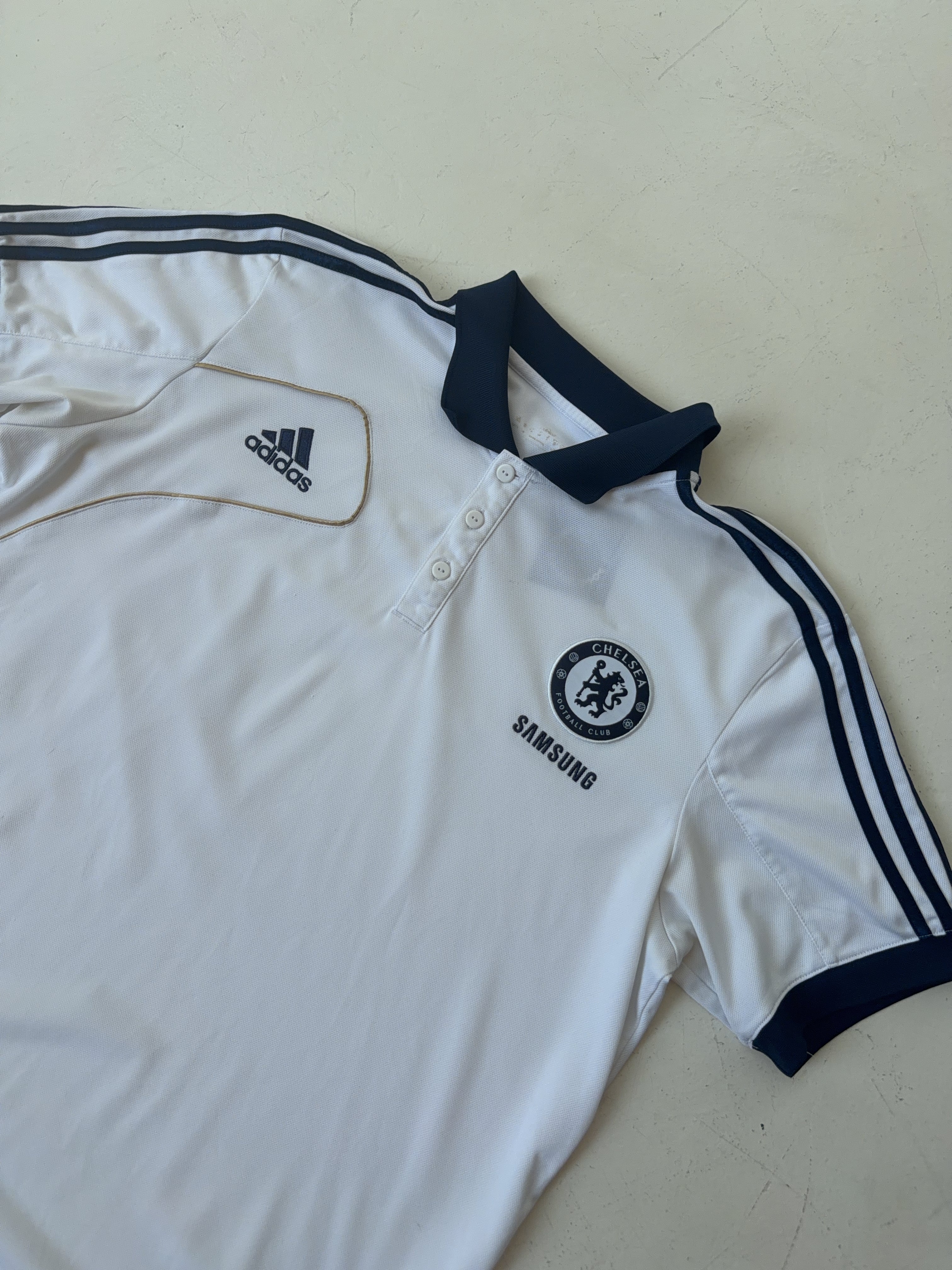 Vintage Adidas Chelsea Polo Jersey 2012 (XL)