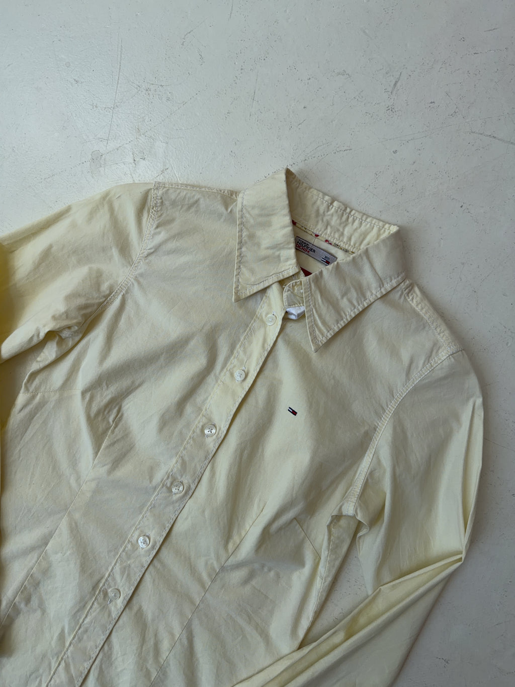 Vintage Tommy Hilfiger Yellow Shirt (XS)