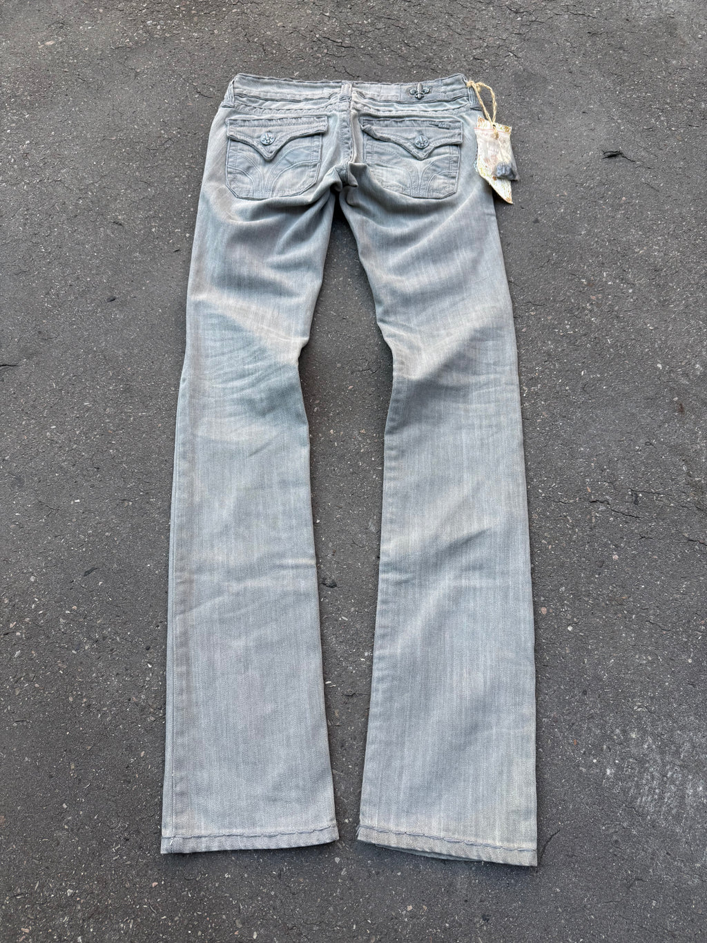 Y2K Laguna Beach „Seal Beach“ Low Waist Denim für Damen. Y2K 2000s Fashion