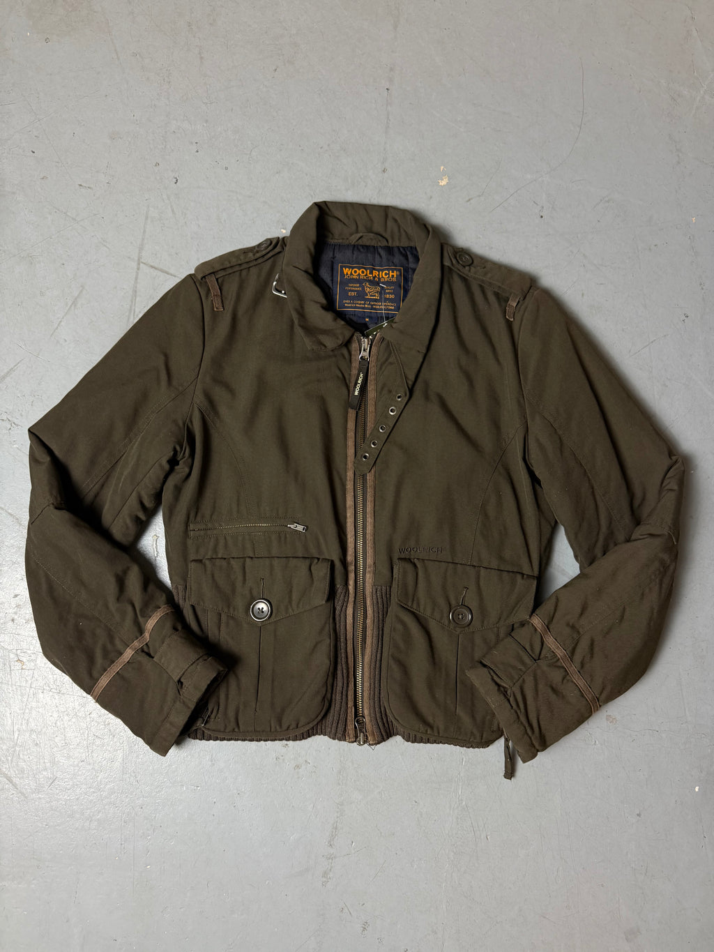 Vintage Wool Rich Brown Winter Jacket M