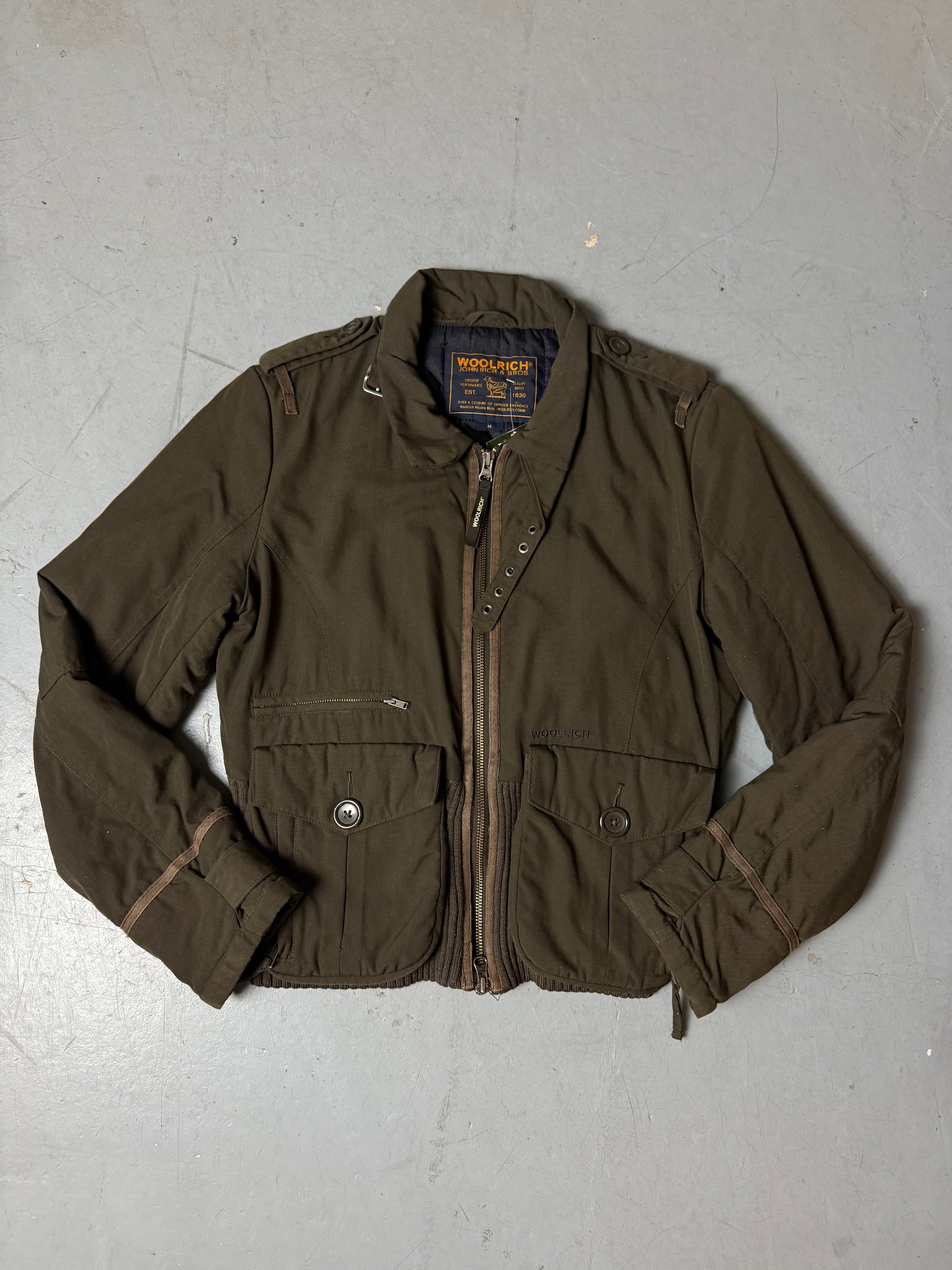 Vintage Wool Rich Brown Winter Jacket M