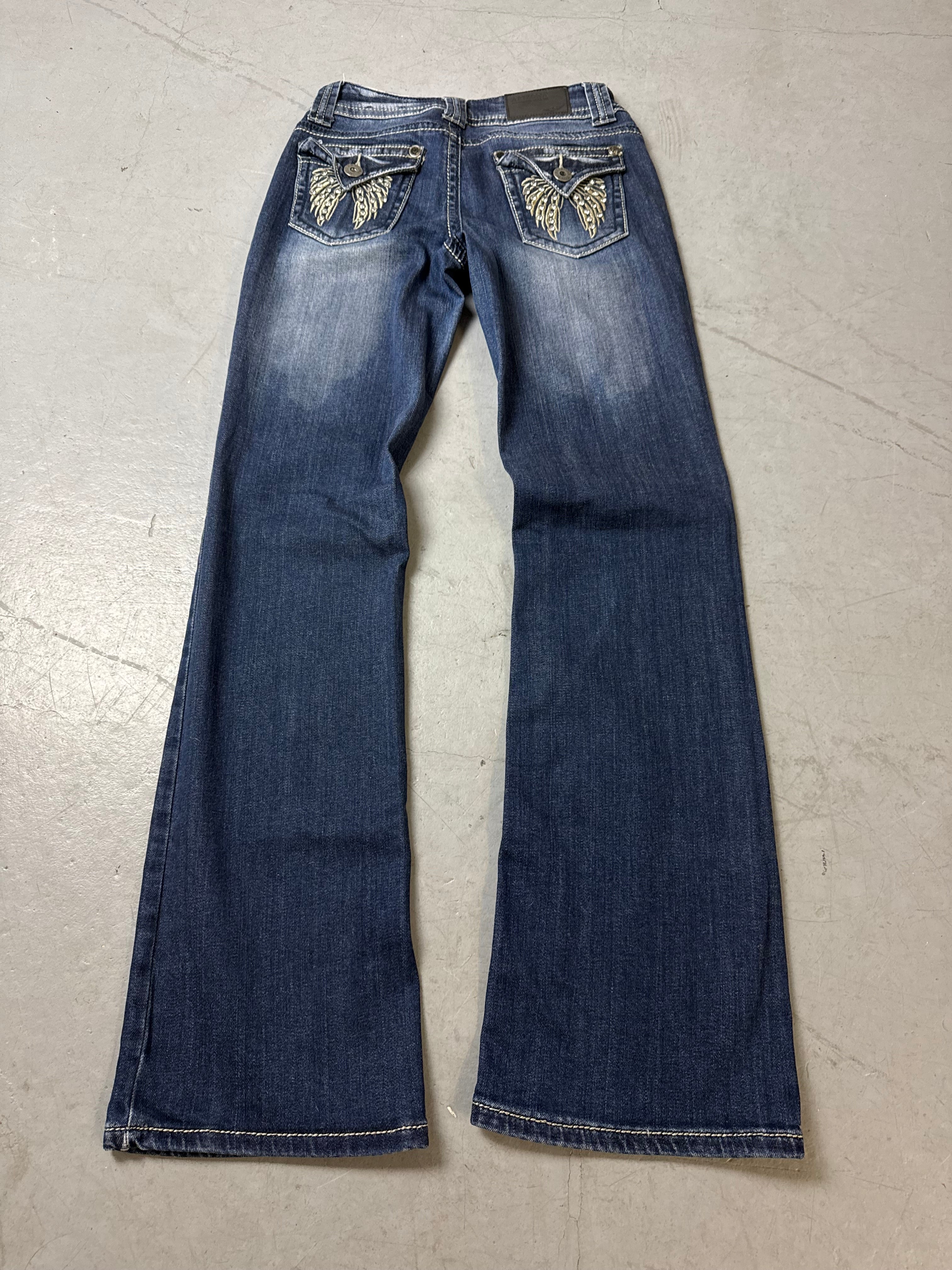 Vintage Arizona Dark Blue Bootcut Denim S