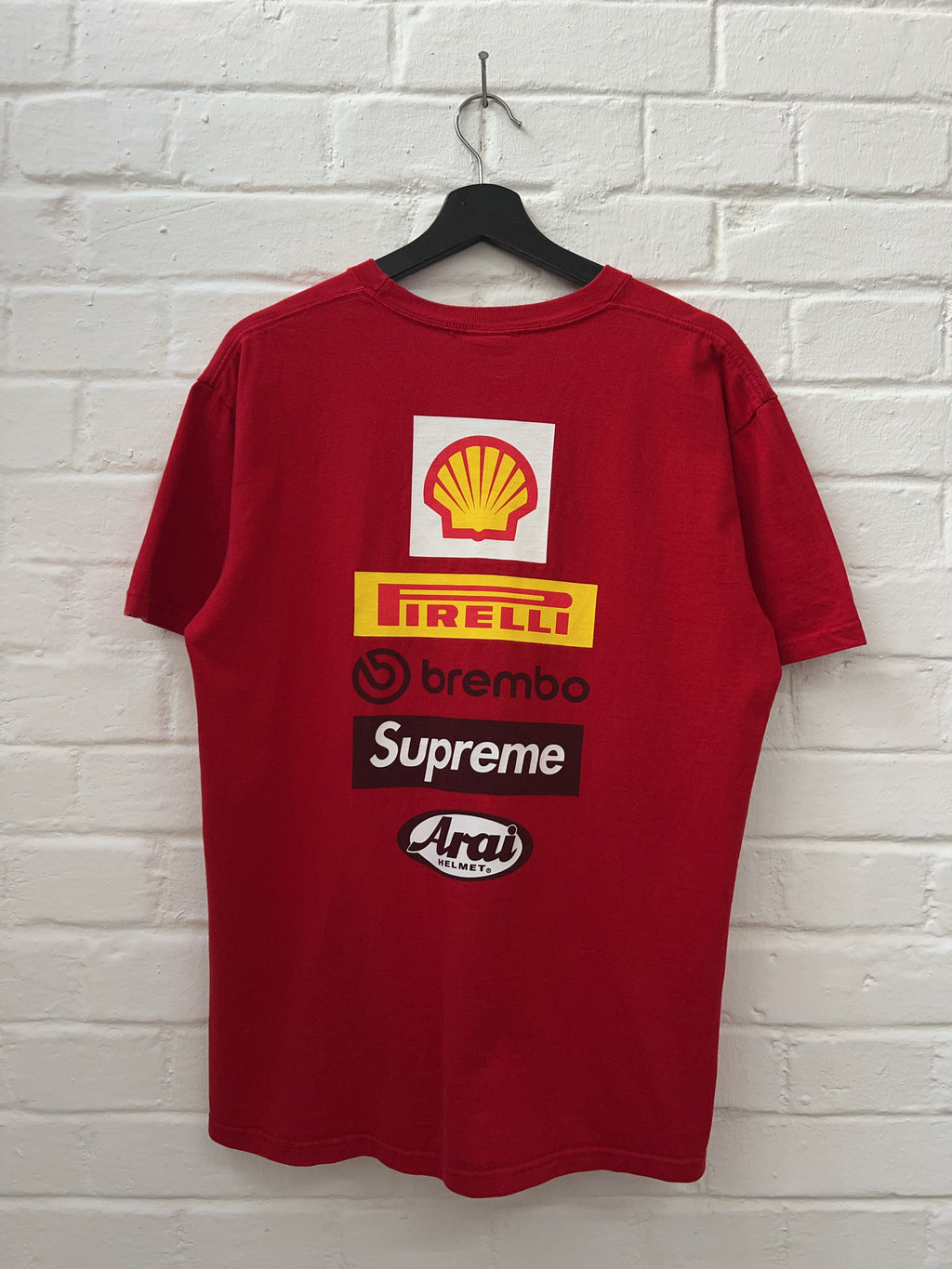 Supreme x Ducati Logos rot T-shirt (M) Vintage Supreme T-Shirt für Herren Still Thrifting Online Shop