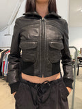 Vintage Italian Leder Jacke (S)