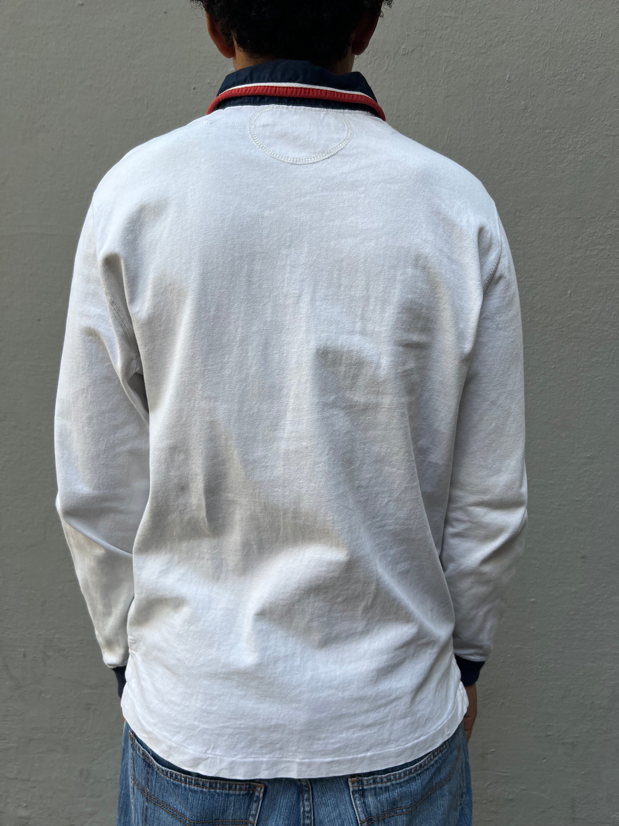 Vintage Ralph Lauren Longsleeve Polo White M/L