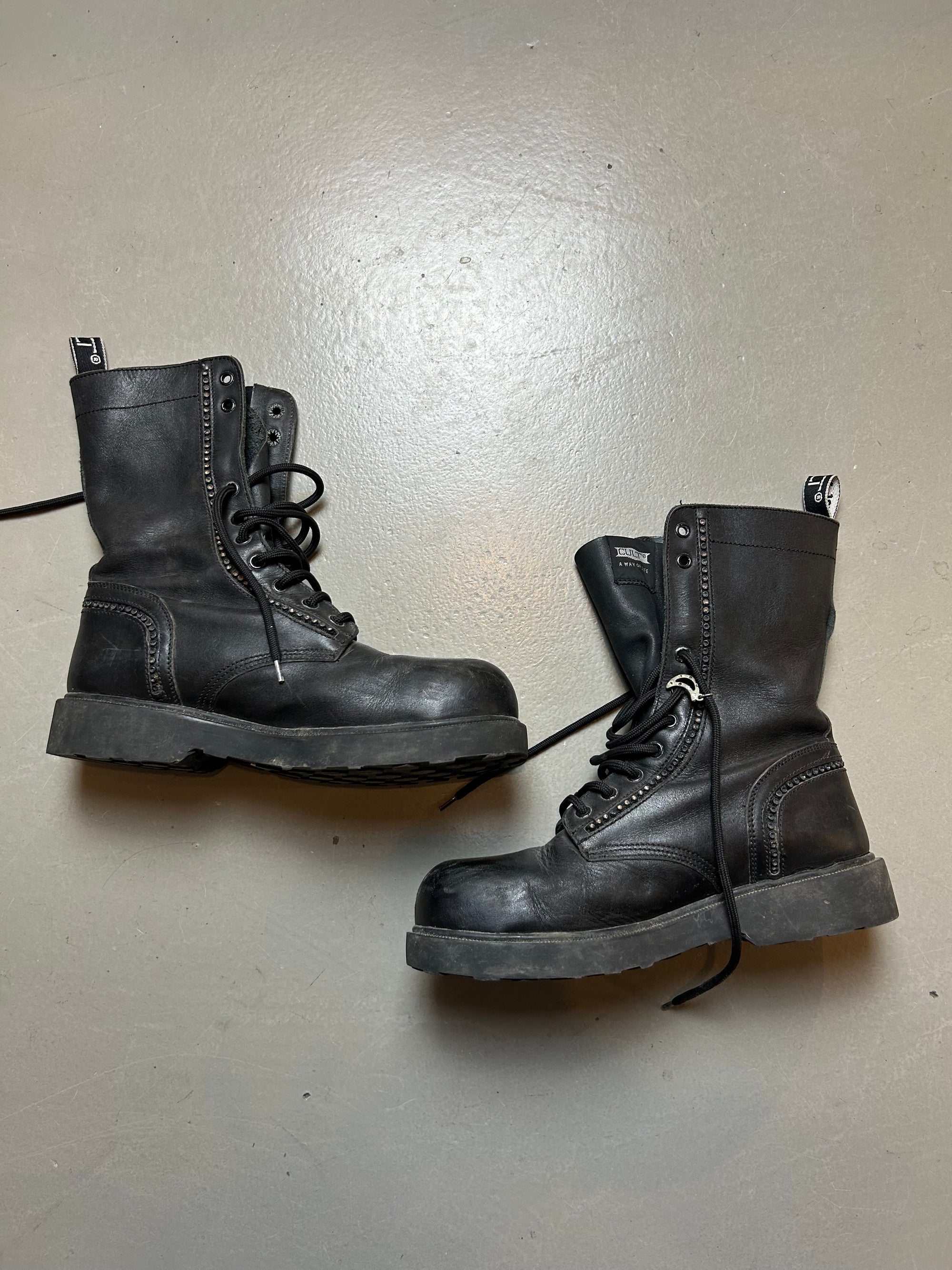 Vintage Black Cult Boots 41