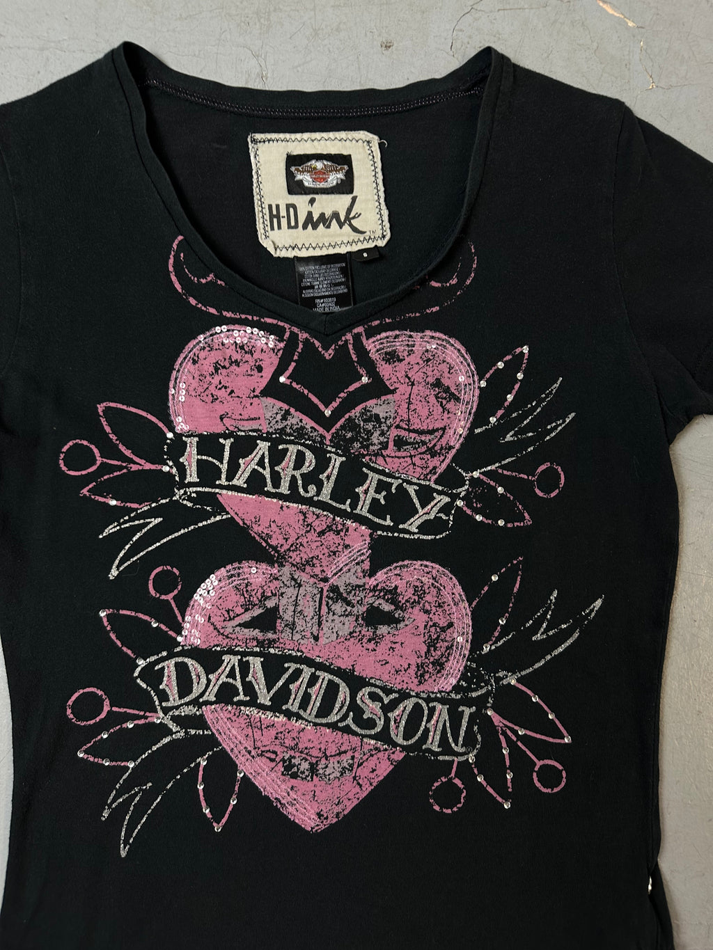 Vintage Harley Davidson Printed T-Shirt M