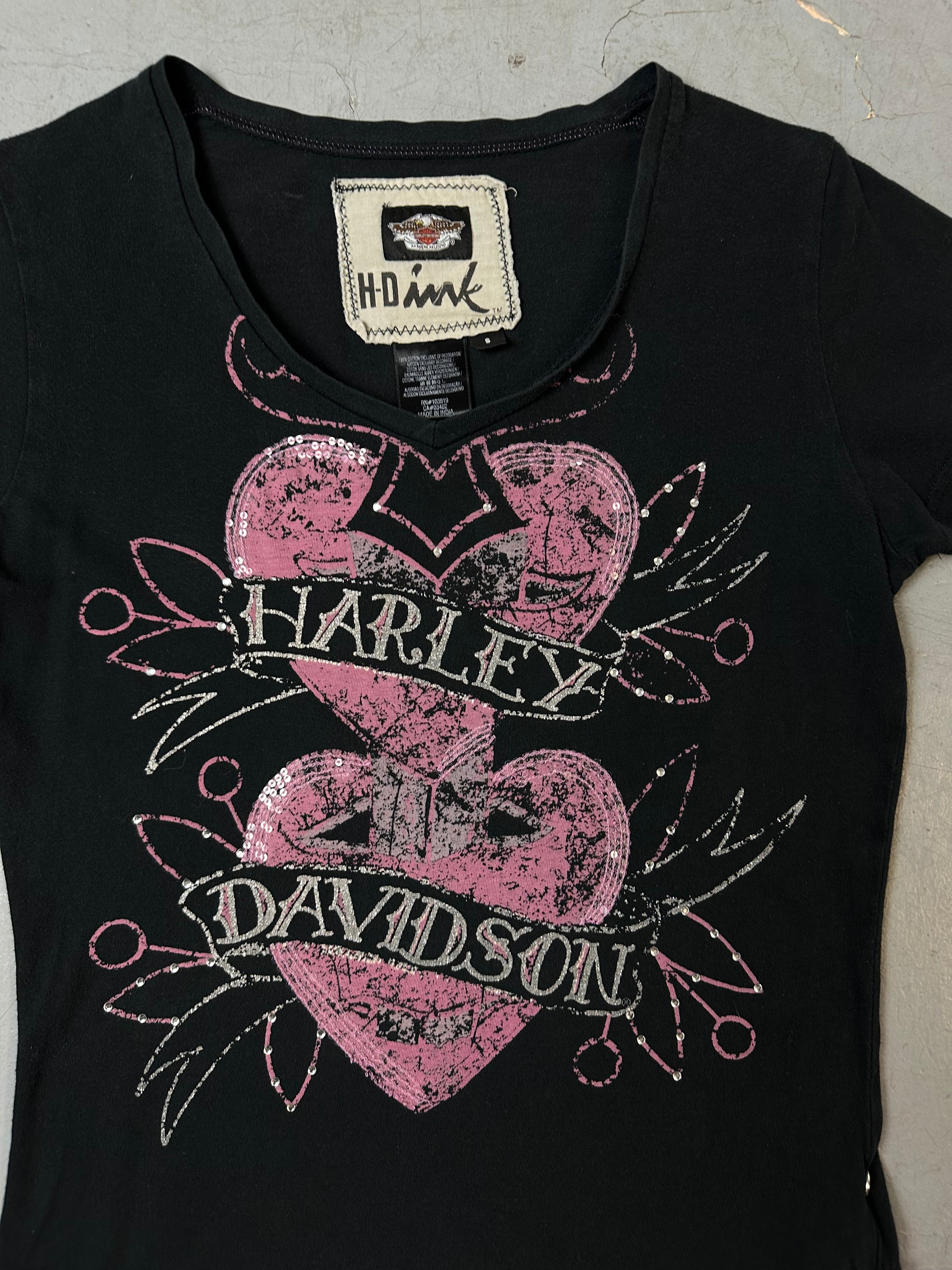 Vintage Harley Davidson Printed T-Shirt M