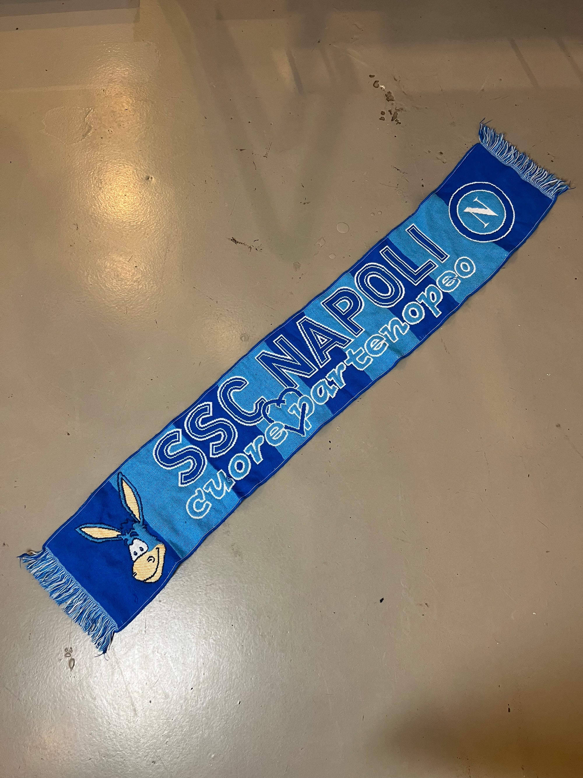 Vintage SSC Napoli Soccer Scarf