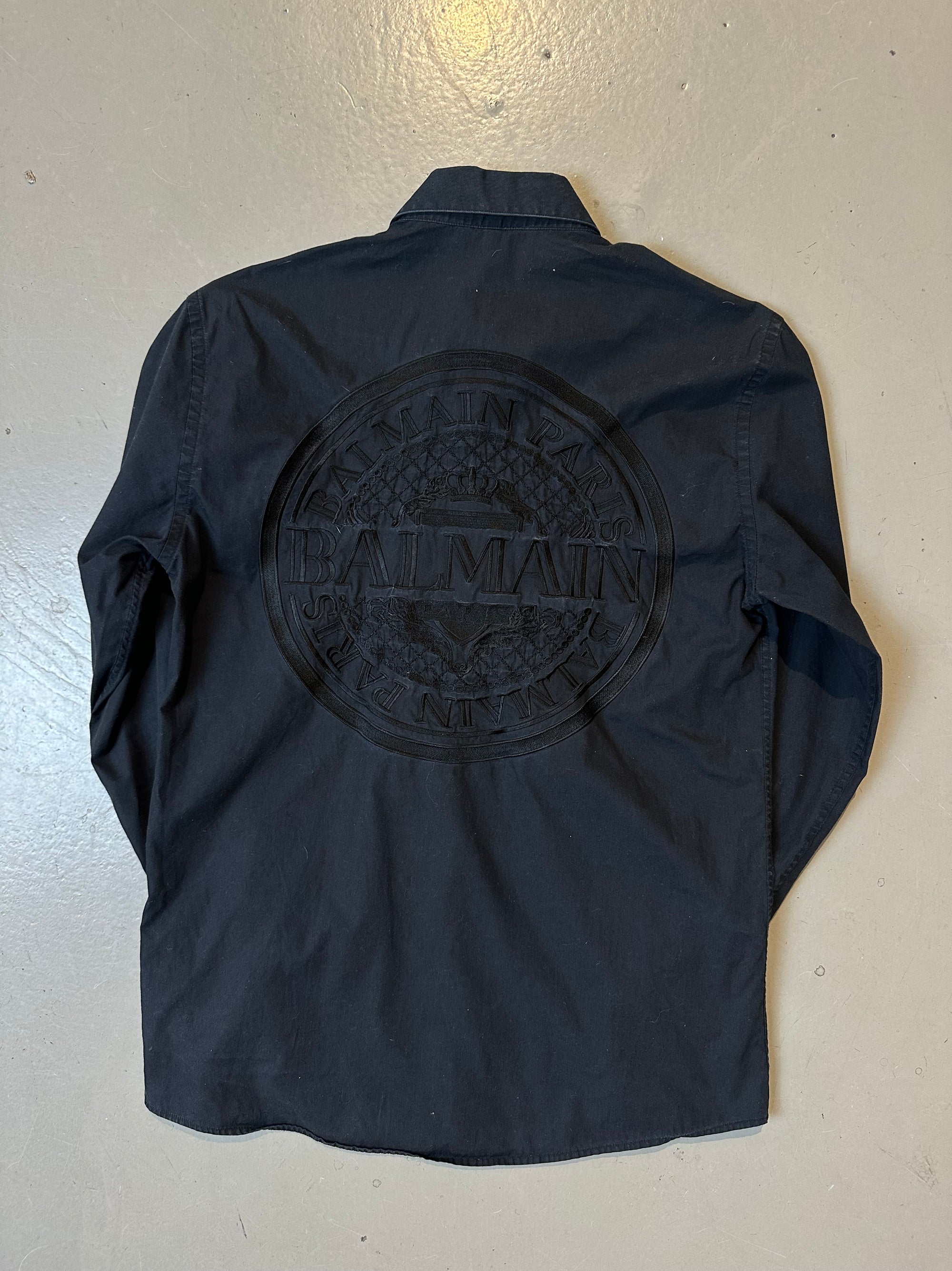 Vintage Black Balmain Shirt S