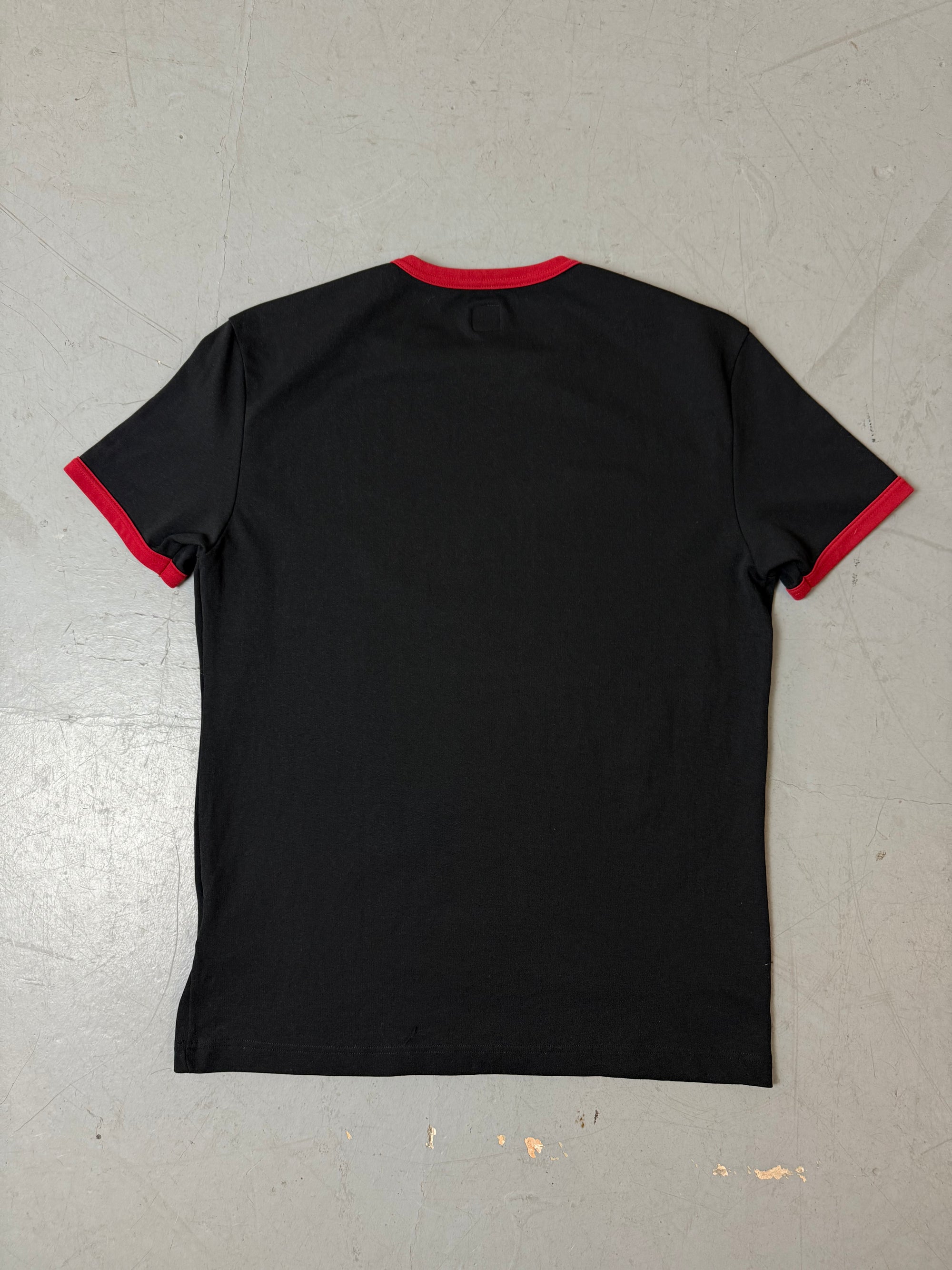 Vintage Energie Black and Red Tee M