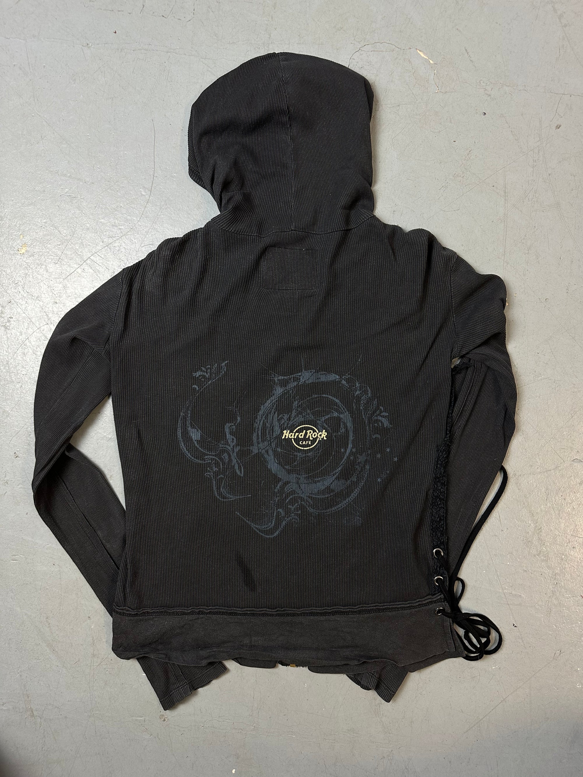 Vintage Hard Rock Café Prague Goth Zipper M/L