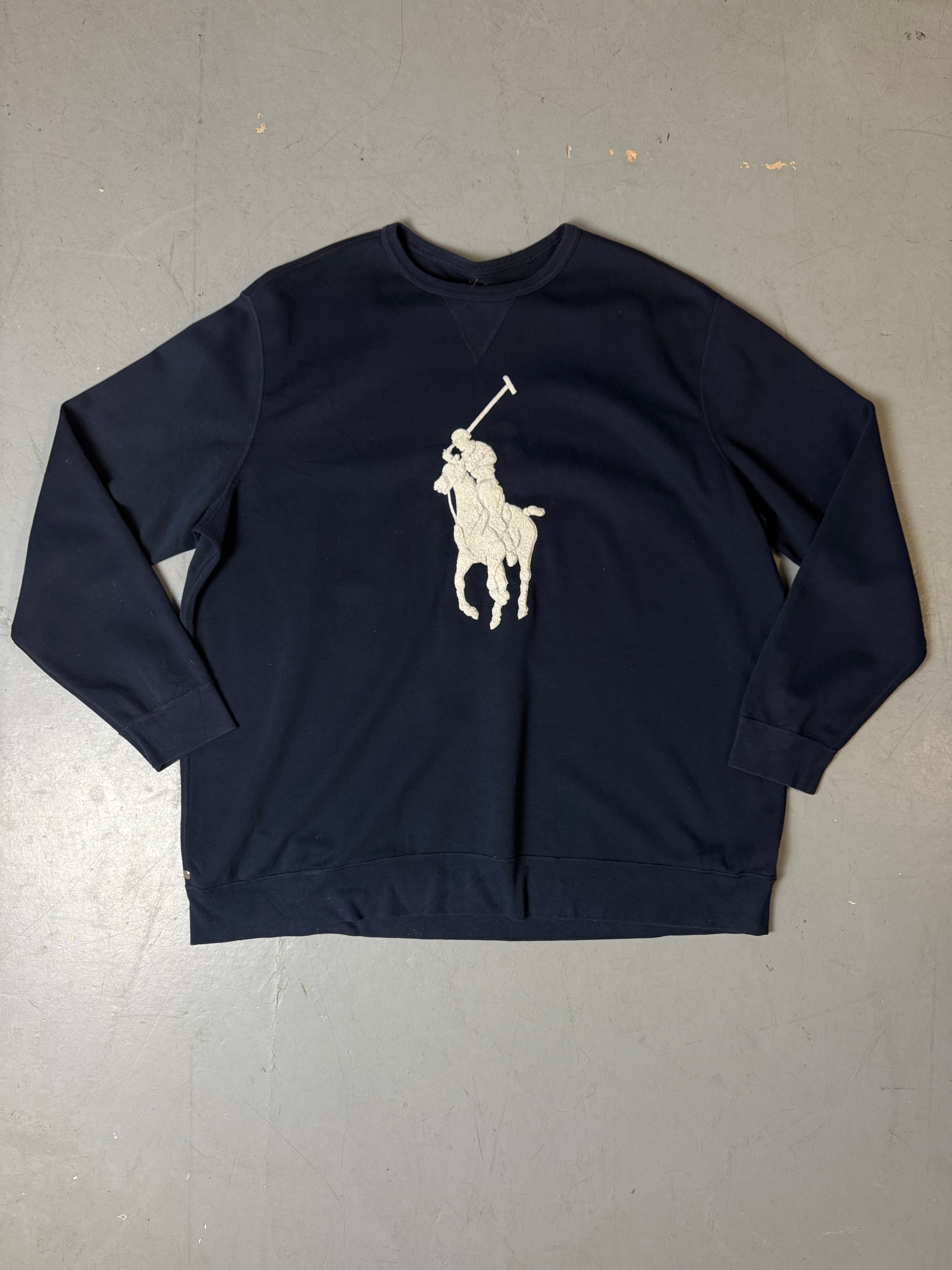 Vintage Polo Ralph Lauren Dark Blue Sweater XXL