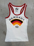 Vintage Germany Girls Tank Top für Damen. Y2K Second Hand 2000s Fashion 