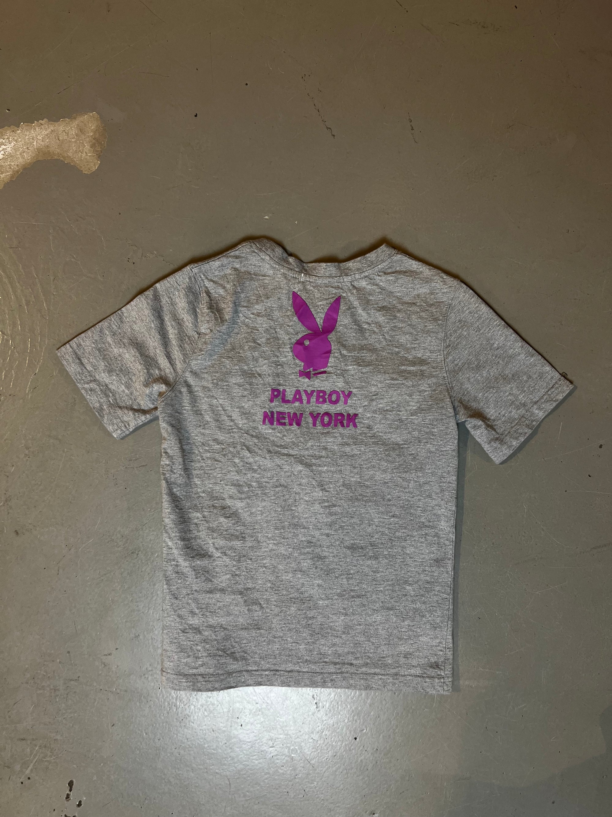 Vintage Playboy Grey/Purple Tee M