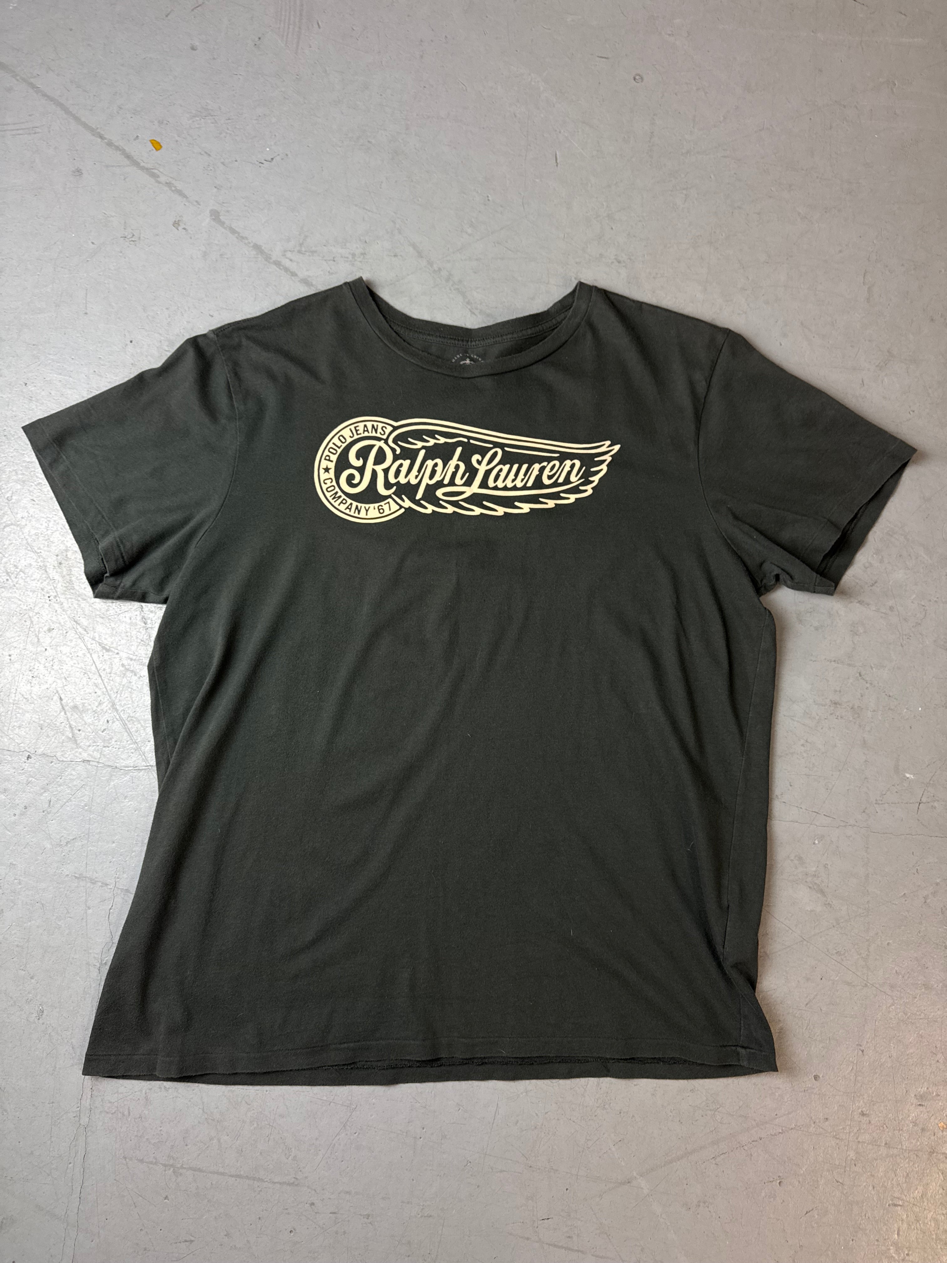 Vintage Ralph Lauren Grey Printed Shirt L