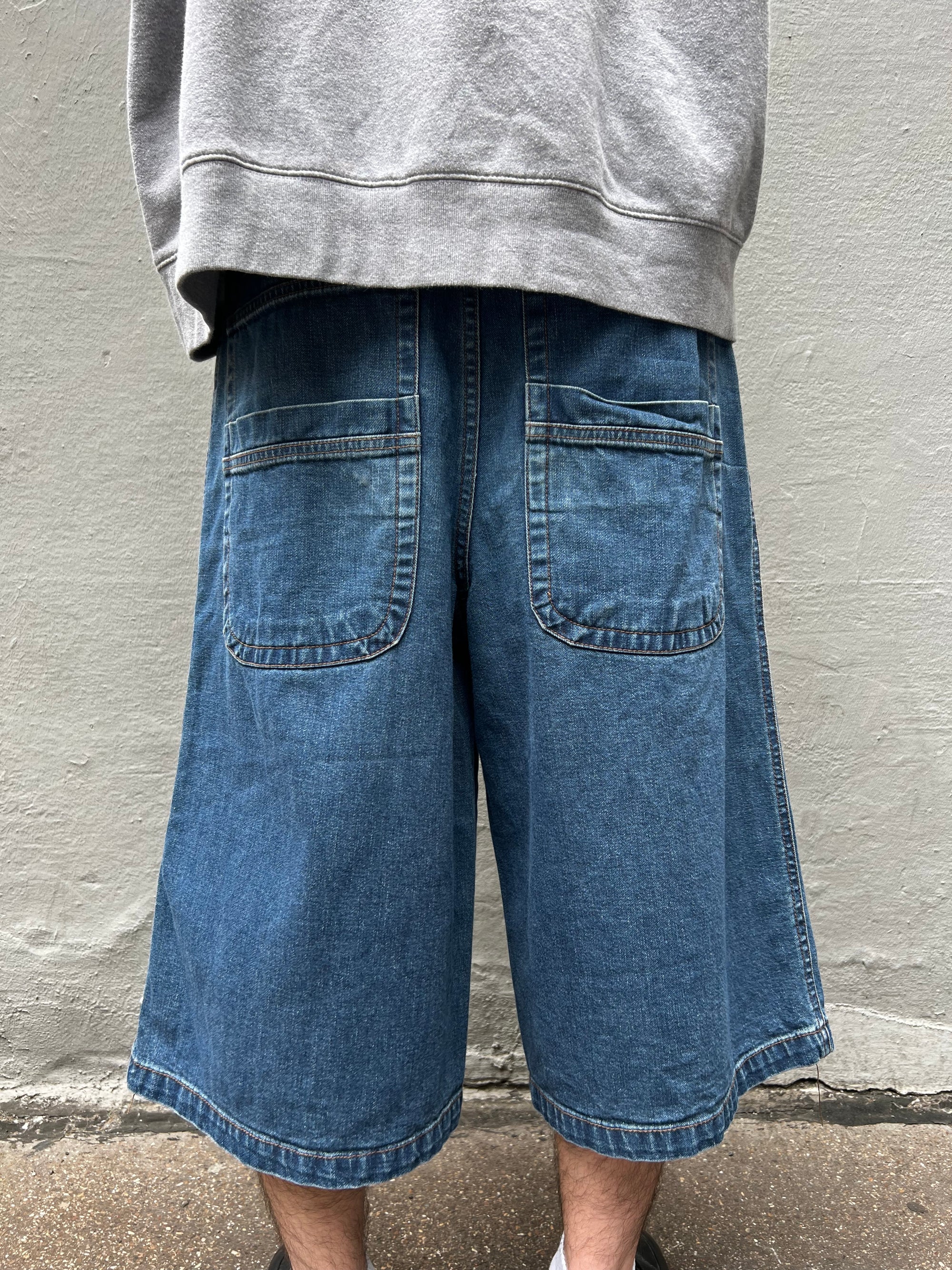 Vintage Dark Blue Baggy Jorts L/XL