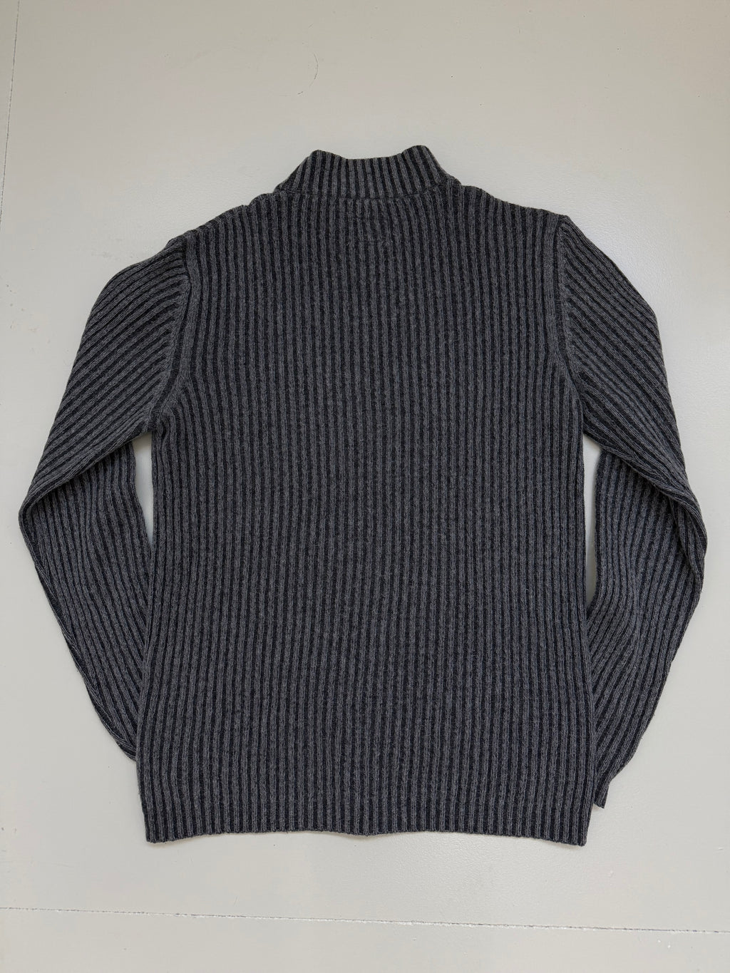 Vintage Energie Grey Wool Knit Sweater L/XL