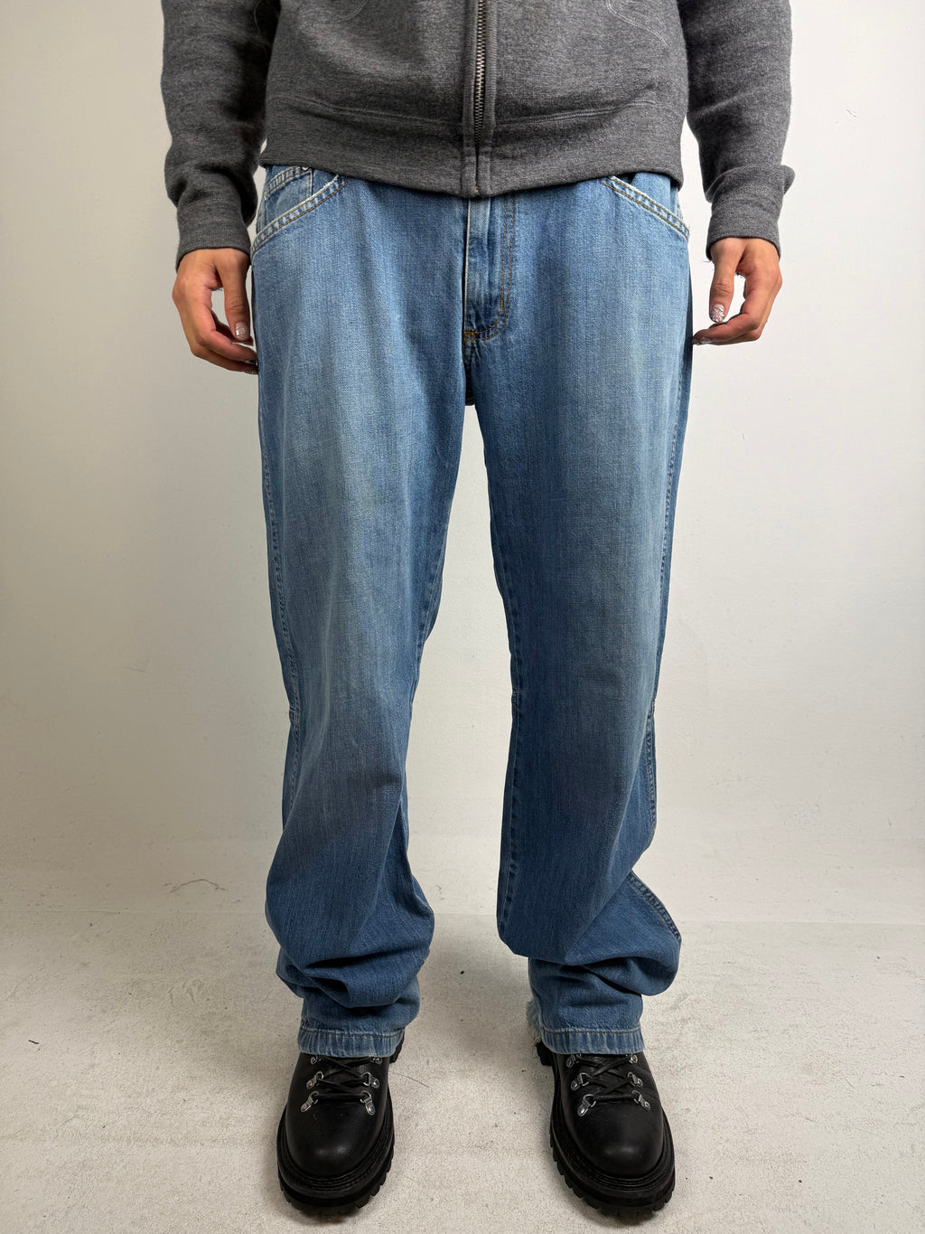 Vintage Quicksilver Light Blue Baggy Jeans L