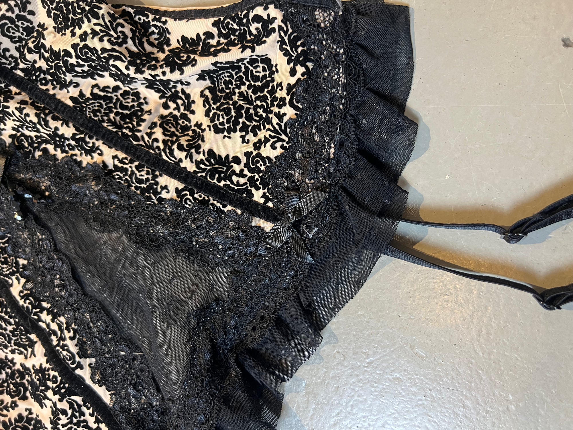 Vintage Censored Corsett Top XS/S