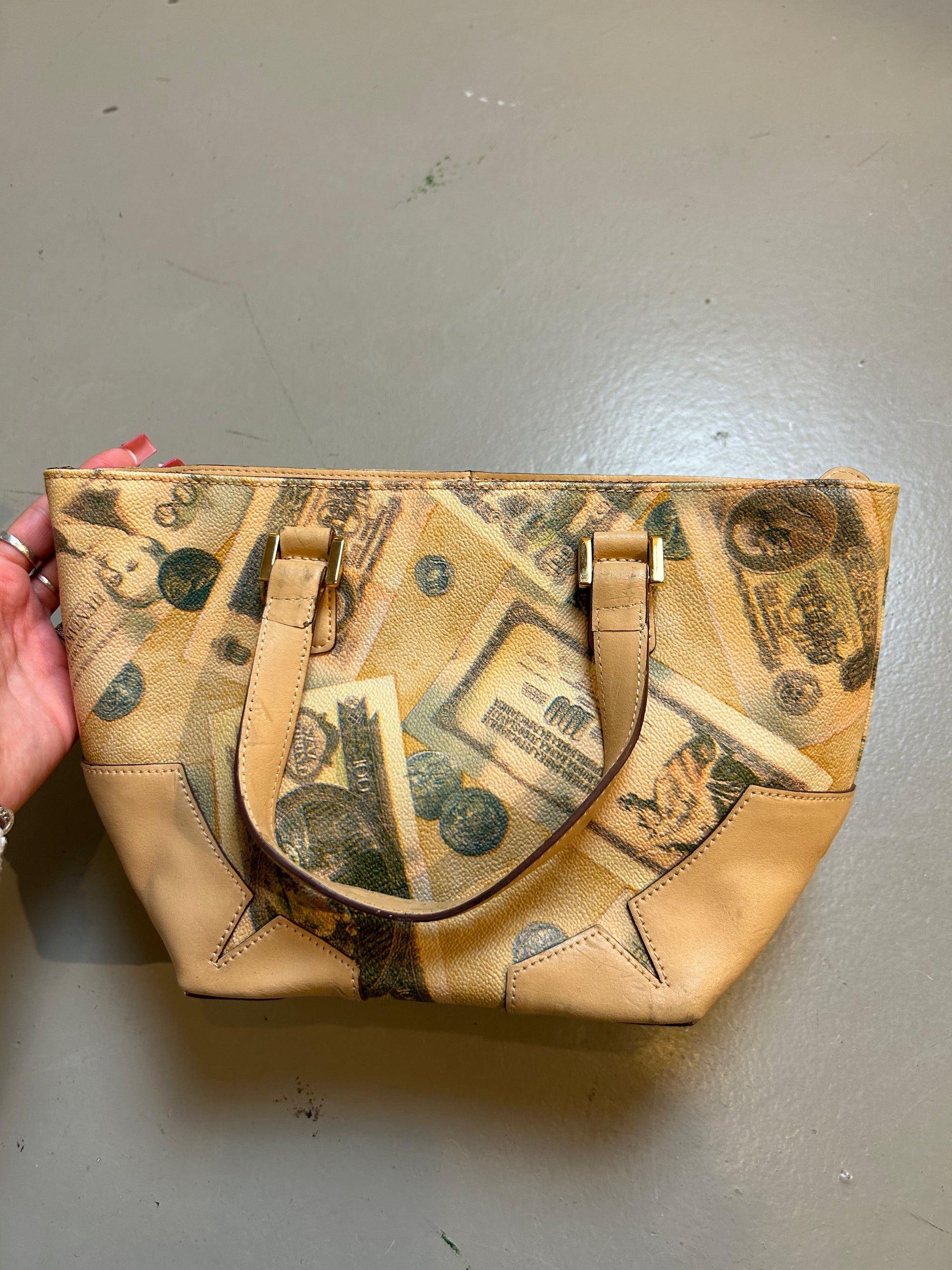 Vintage Roccobarocco Cash Printed Mini Bag