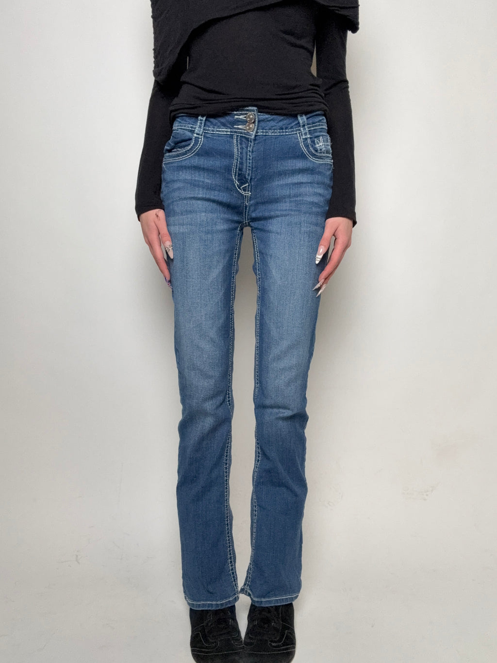 Vintage Wallflower Mid Waist Bootcut Denim S/M