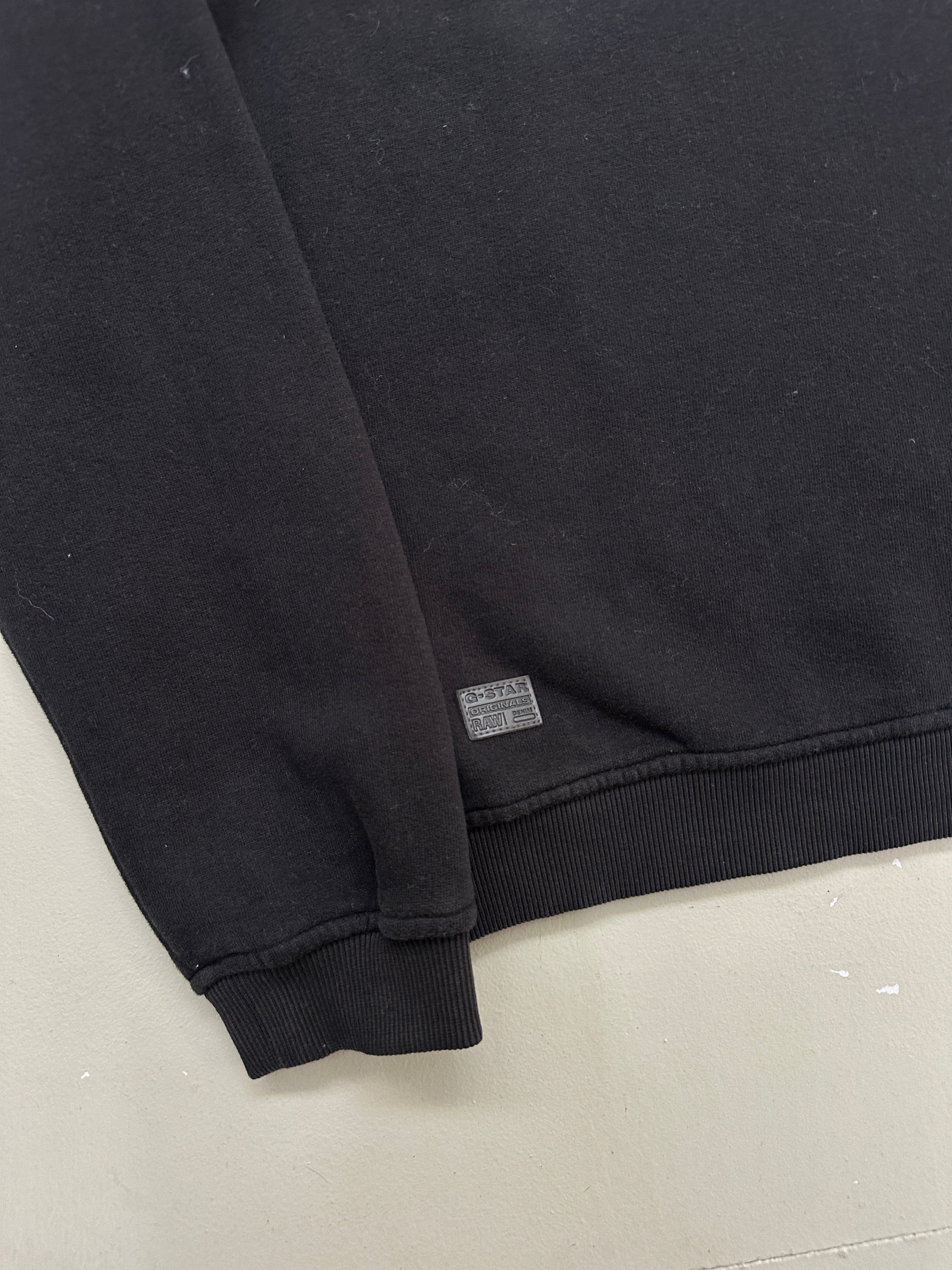 Vintage Black G-Star High Neck Sweater für Herren. Y2K Second Hand 2000s Fashion 