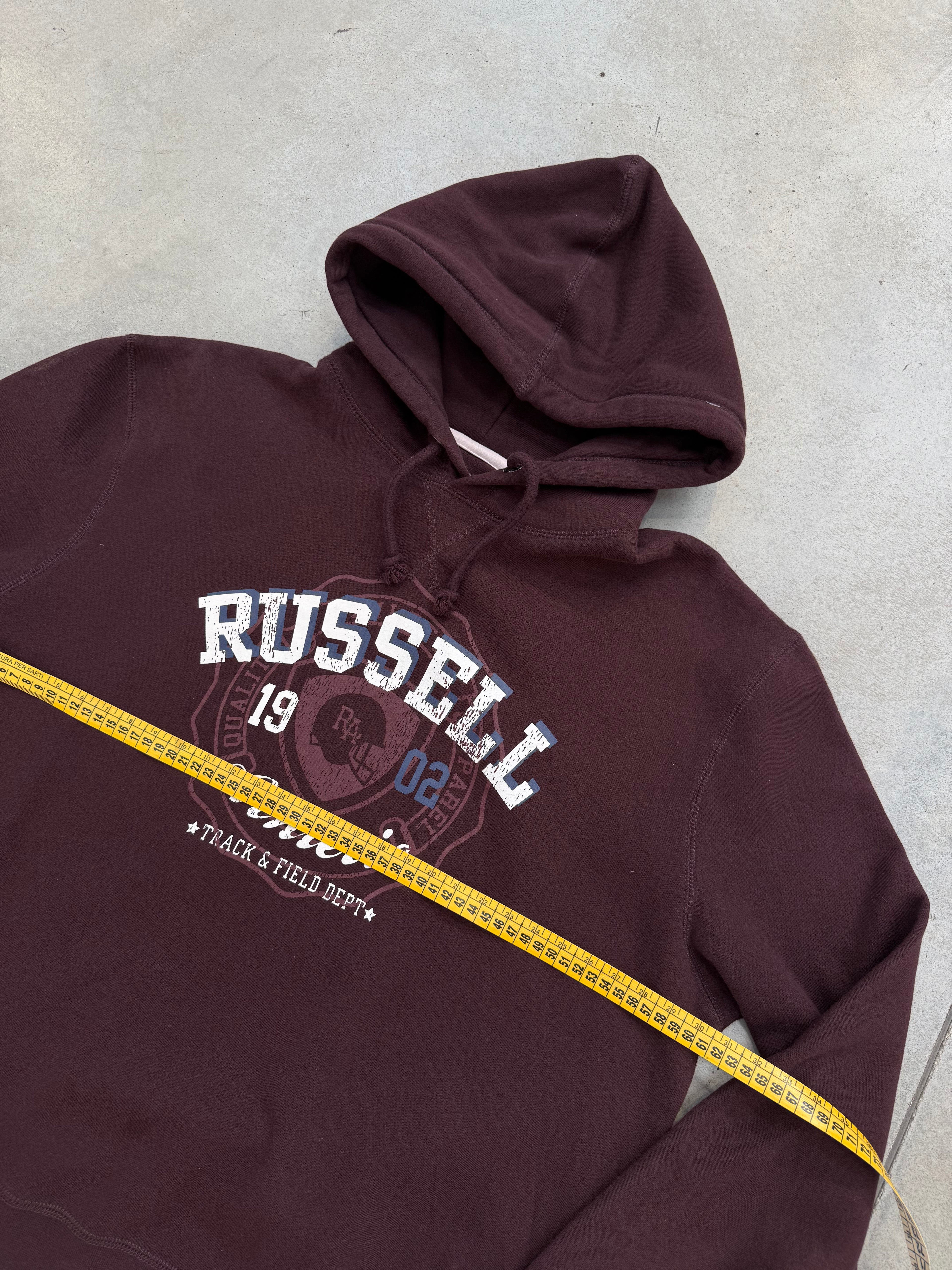 Vintage Russell Athletic Bordeaux Hoodie XL