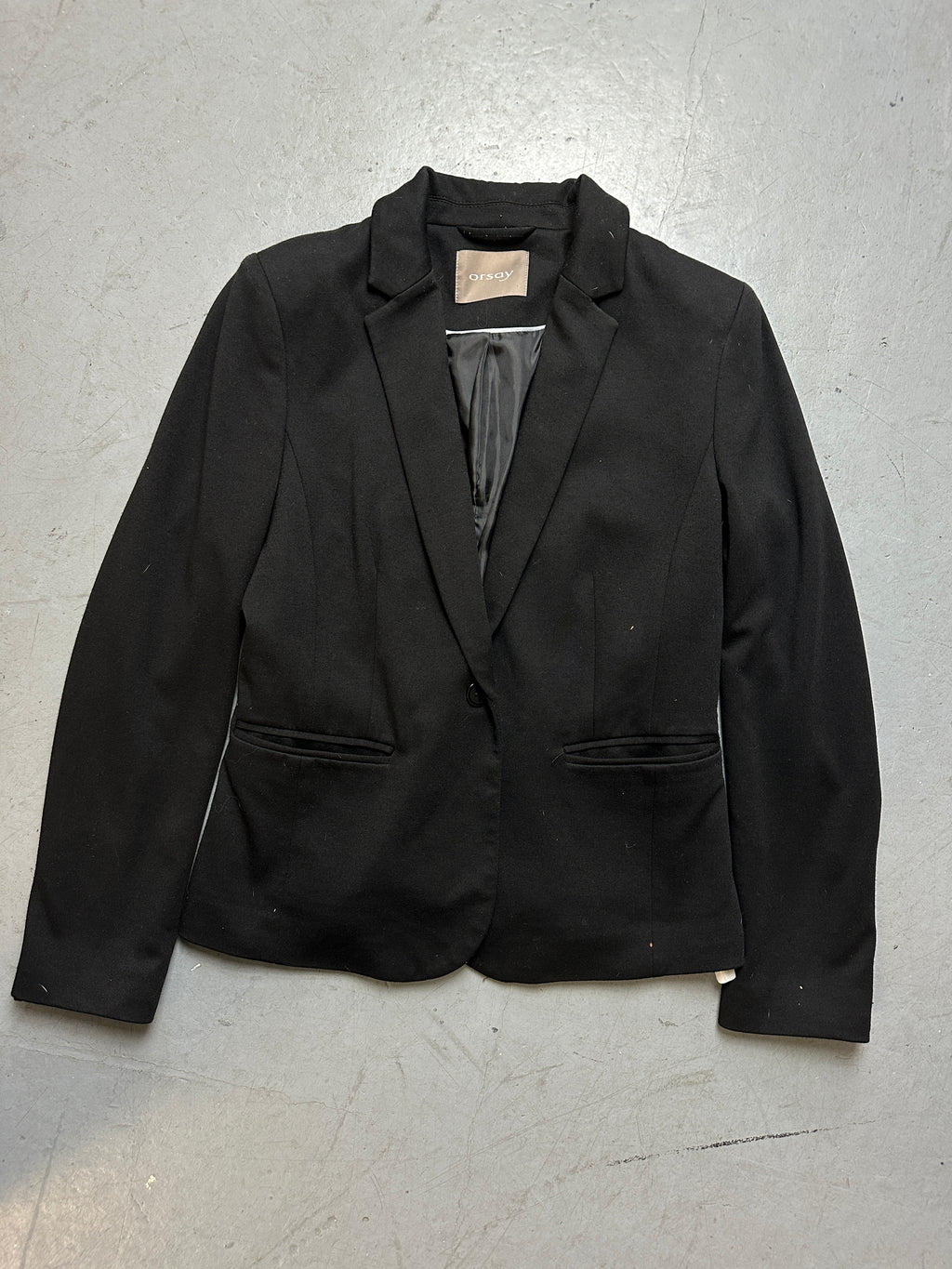 Produktbild von Vintage Black Blazer S/M von vorne 
