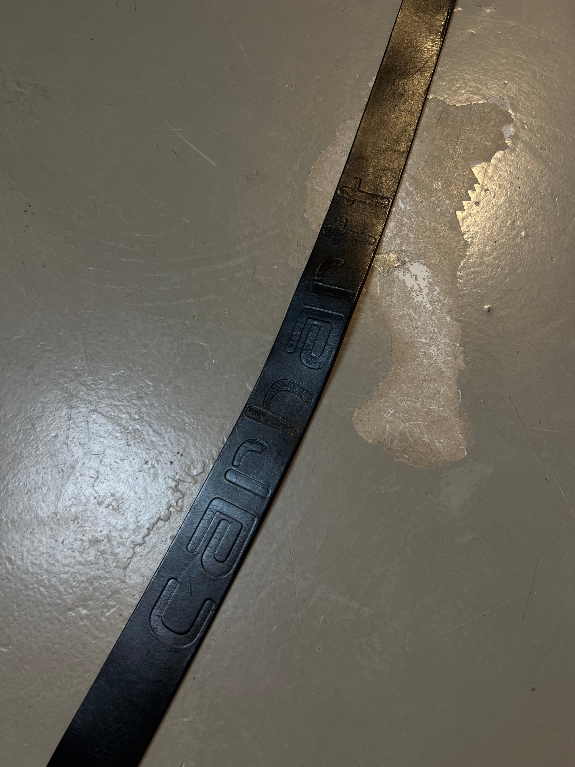 Vintage Black Carhartt Leather Belt
