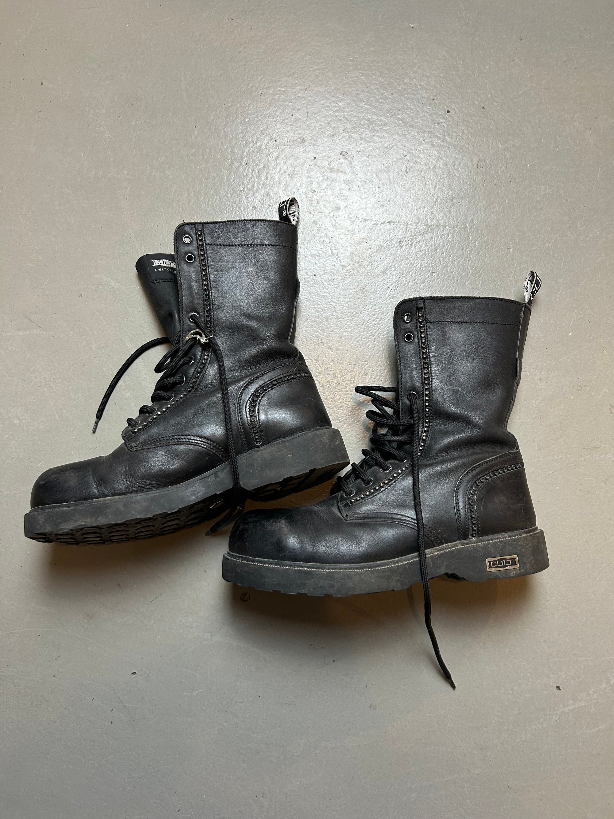 Vintage Black Cult Boots 41