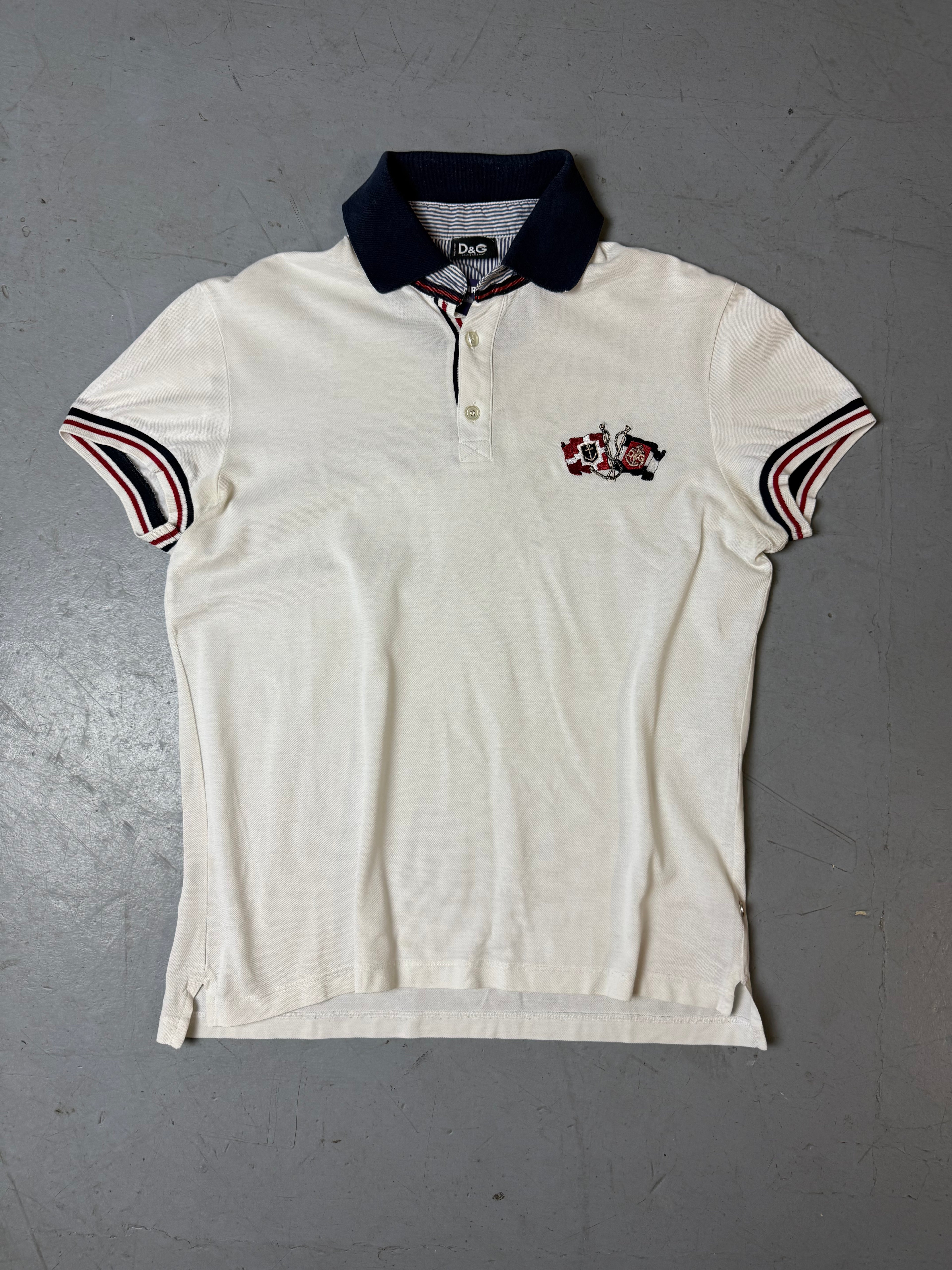 Vintage Dolce&Gabbana White Polo S