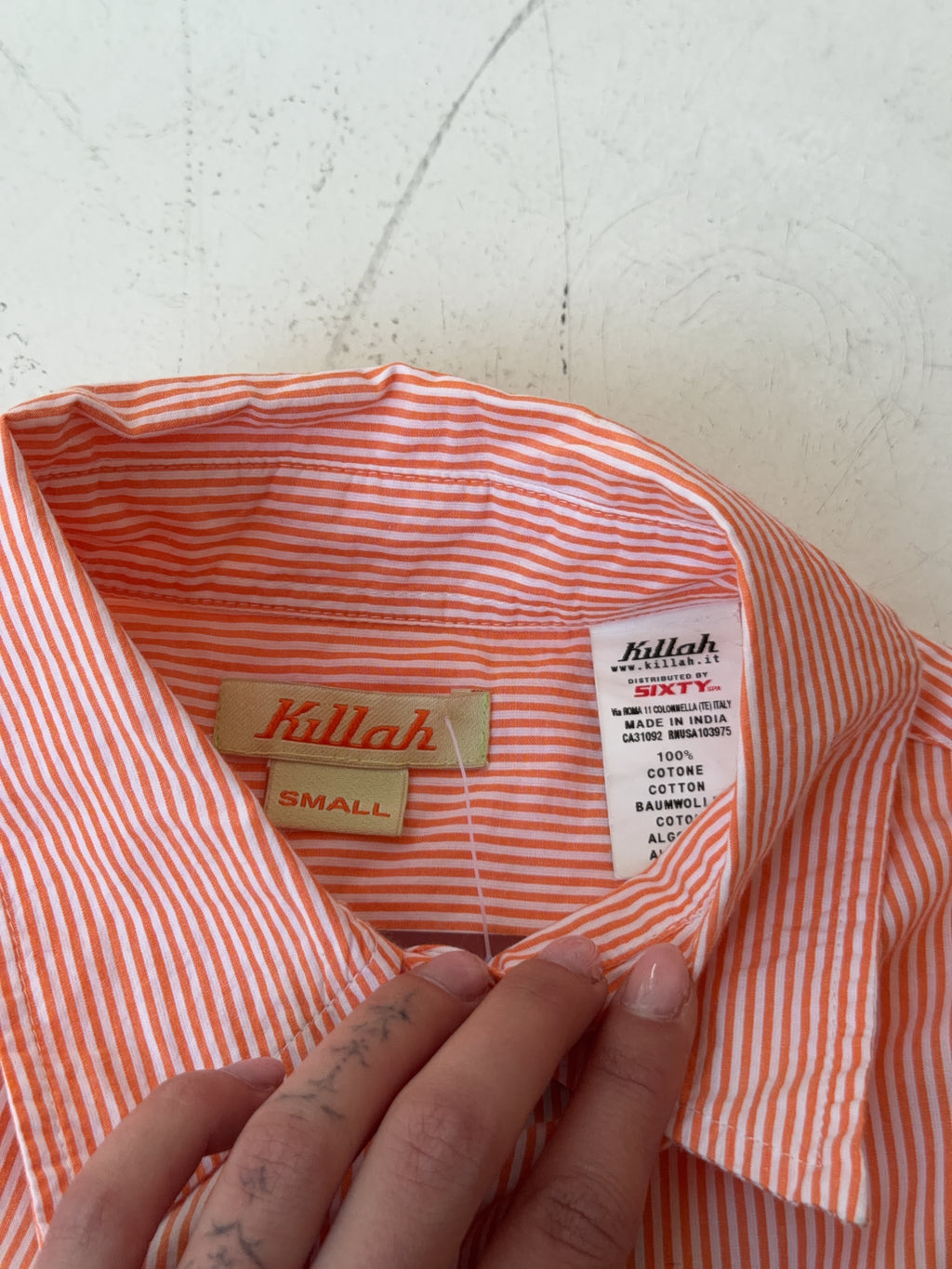 Vintage Killah Orange Sleeveless Shirt (S)