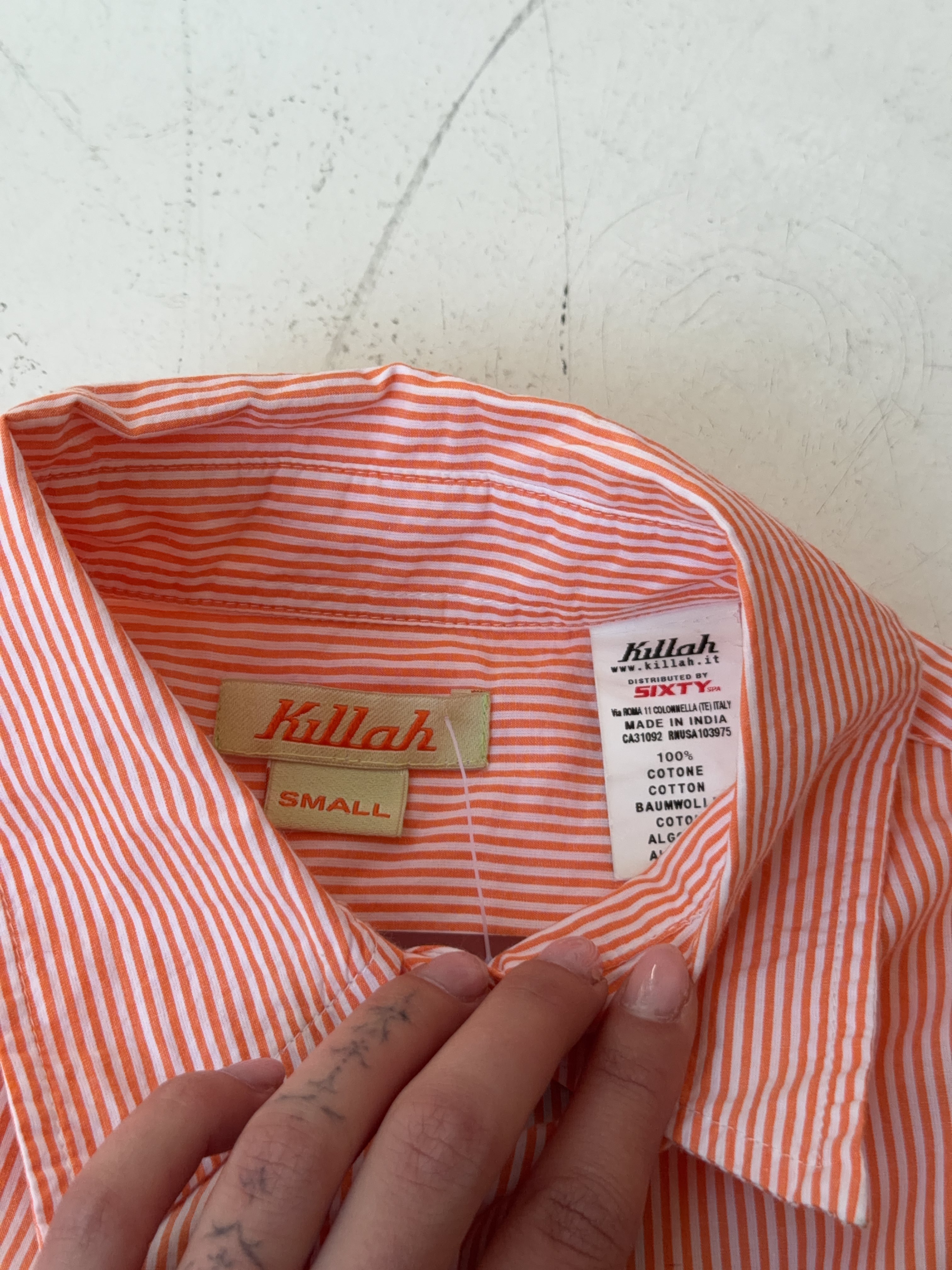 Vintage Killah Orange Sleeveless Shirt (S)