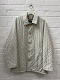 Vintage Burberry Steppjacke offwhite (XL)