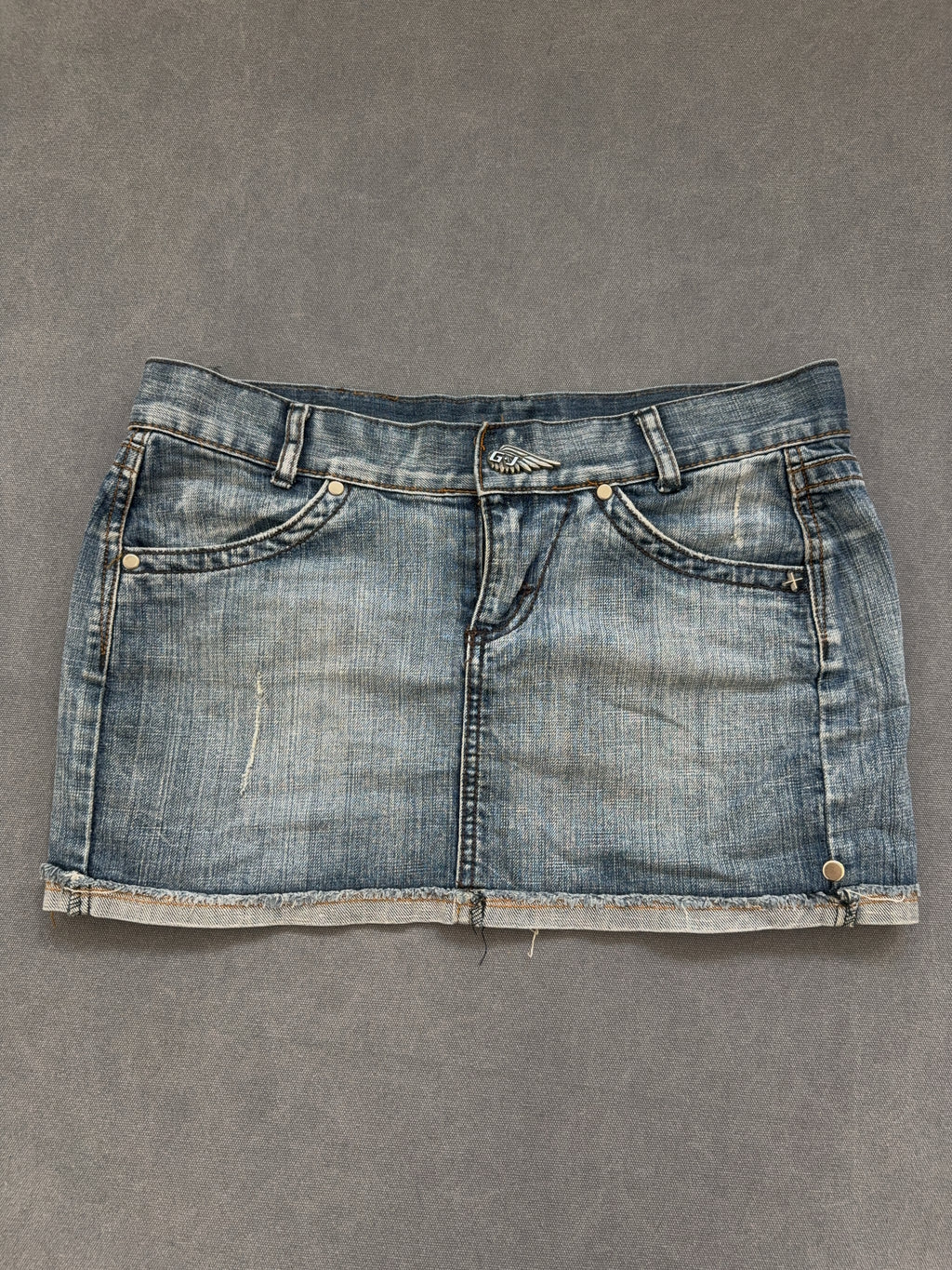 Vintage Denim Mini Rock (L)