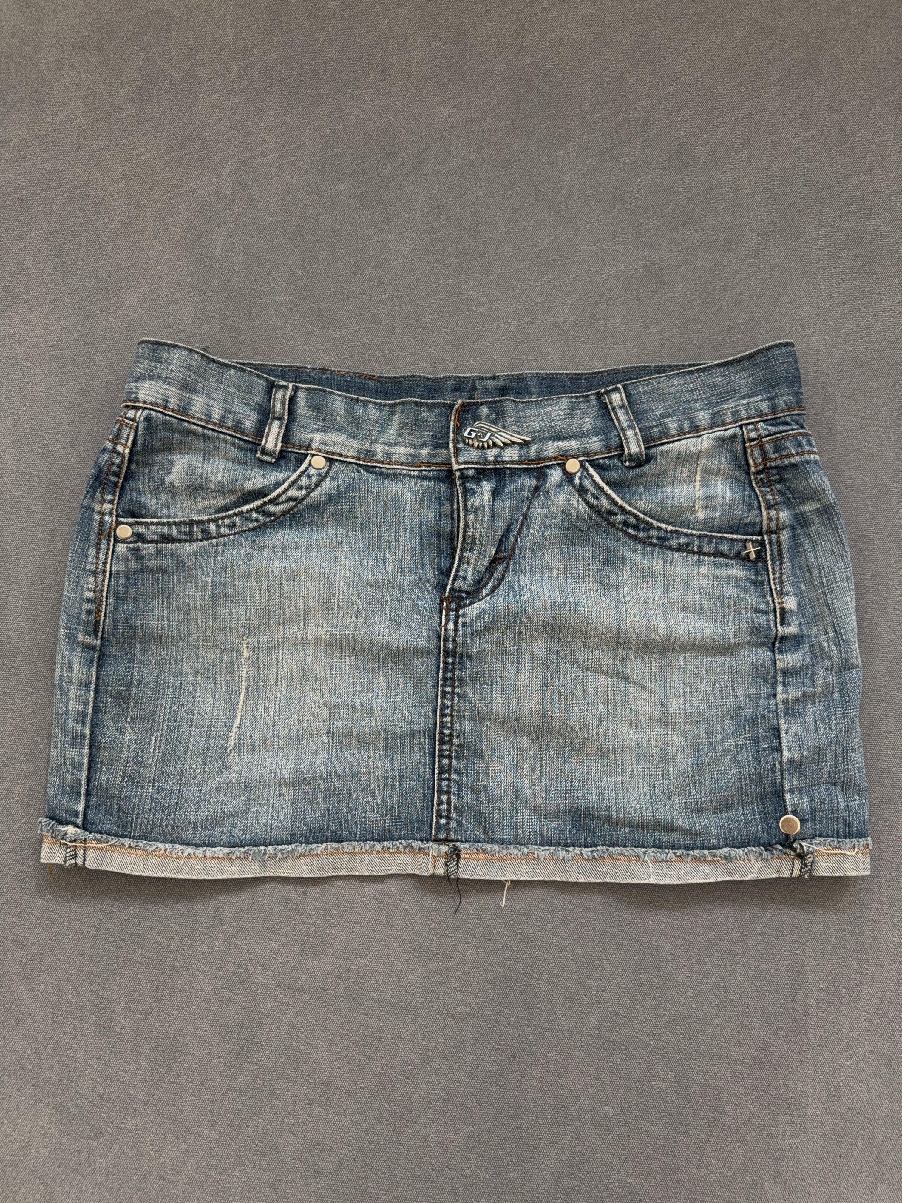 Vintage Denim Mini Rock (L)