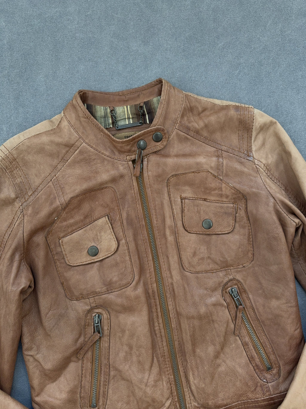 Vintage Conbipel Leder Jacke (S)