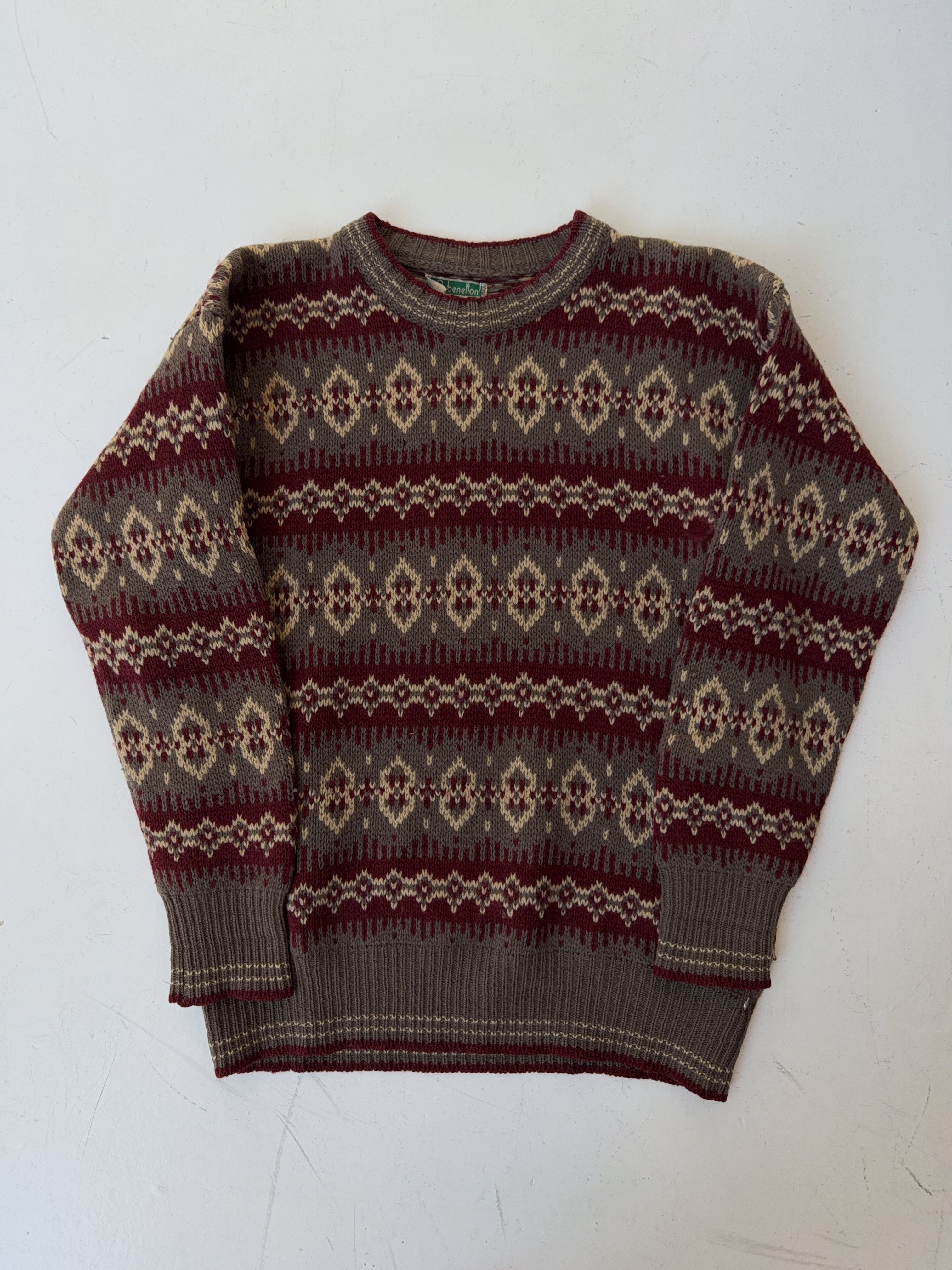 Vintage Benetton Knit Sweater (L)