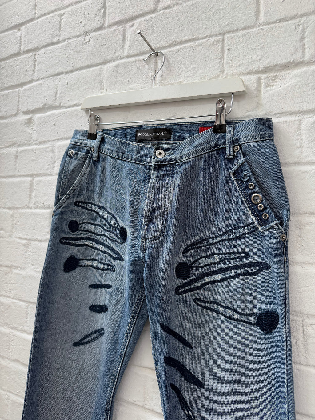 Vintage stitched Dolce & Gabbana Jeans (L)