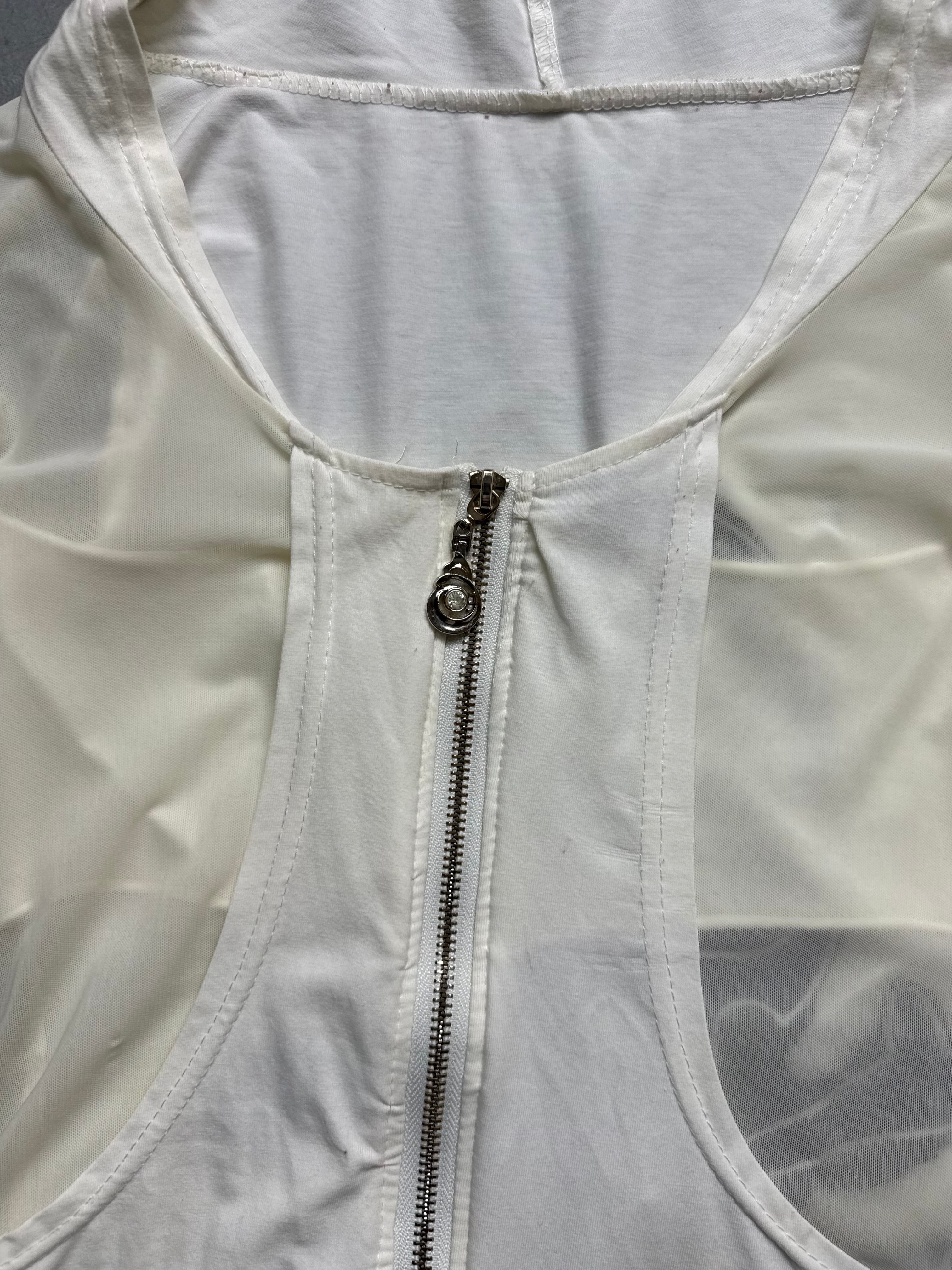 Vintage Glitter Skull Zip Up Hoodie for women. Y2K Second Hand 2000s Fashion 