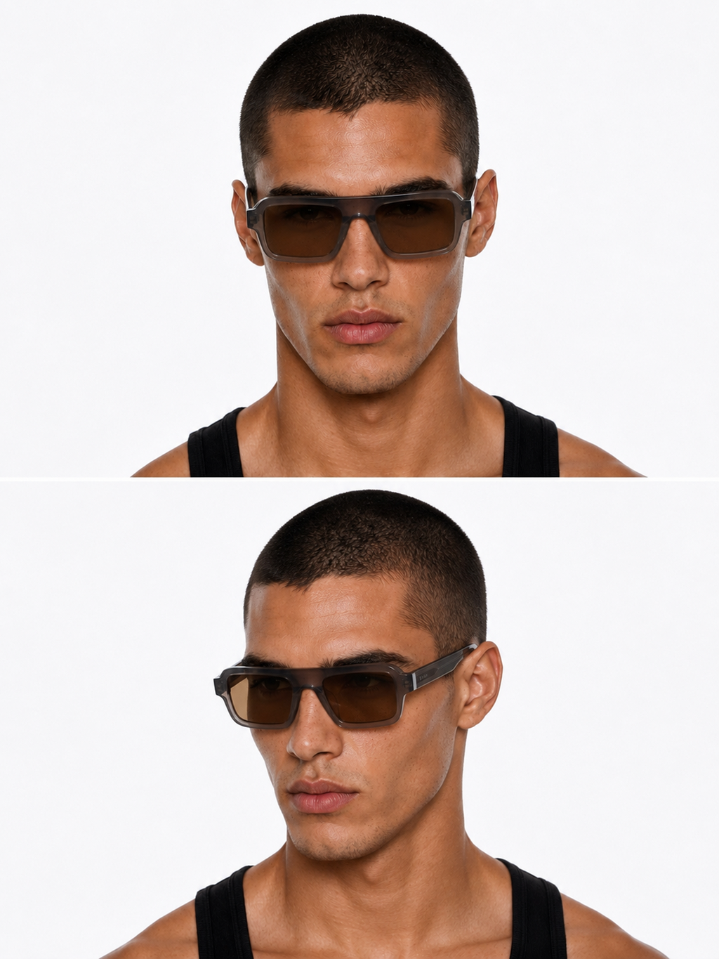 Loewe Rectangular Grey Sunglasses