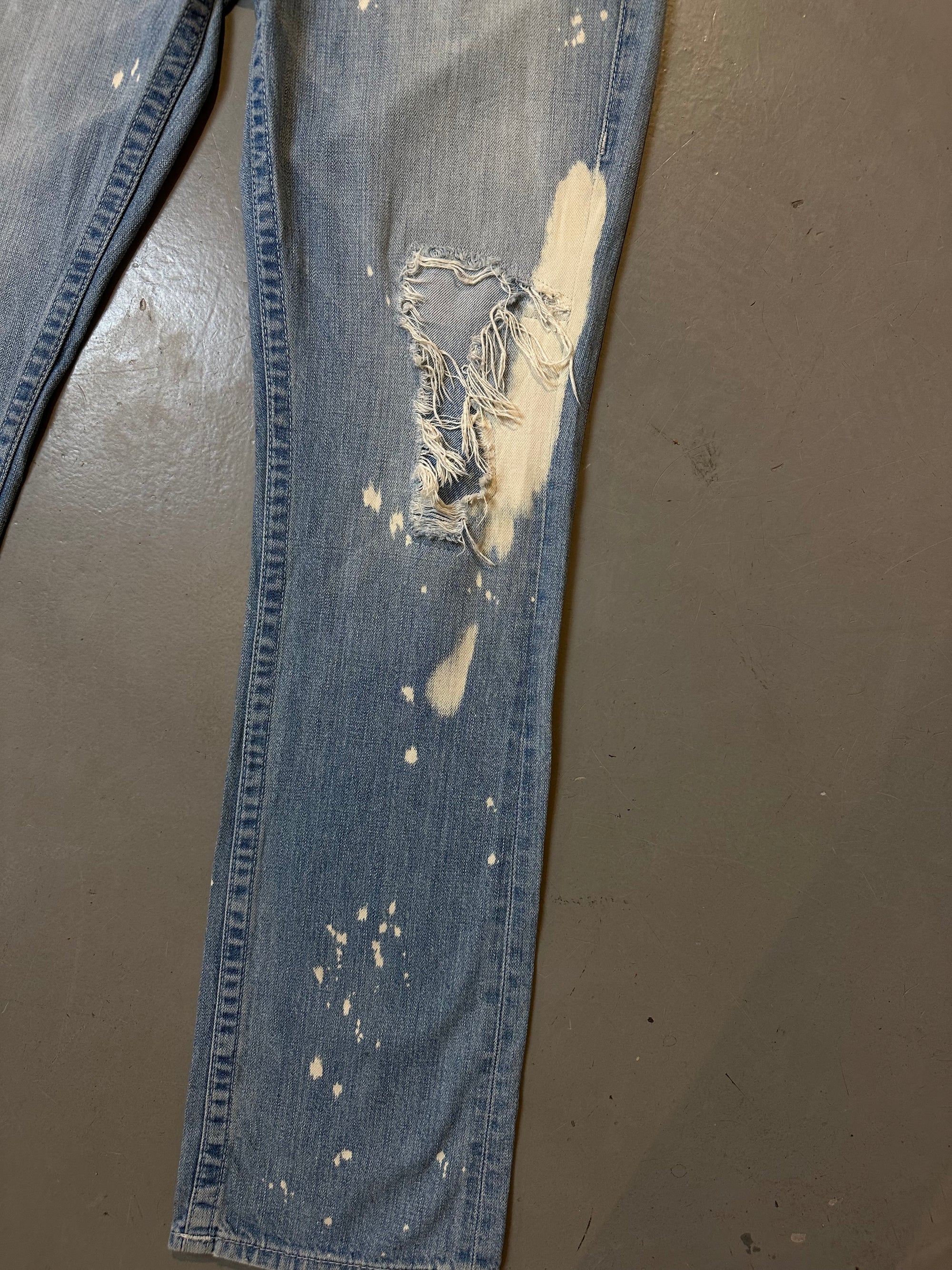 Vintage True Religion Bleached Denim M/L